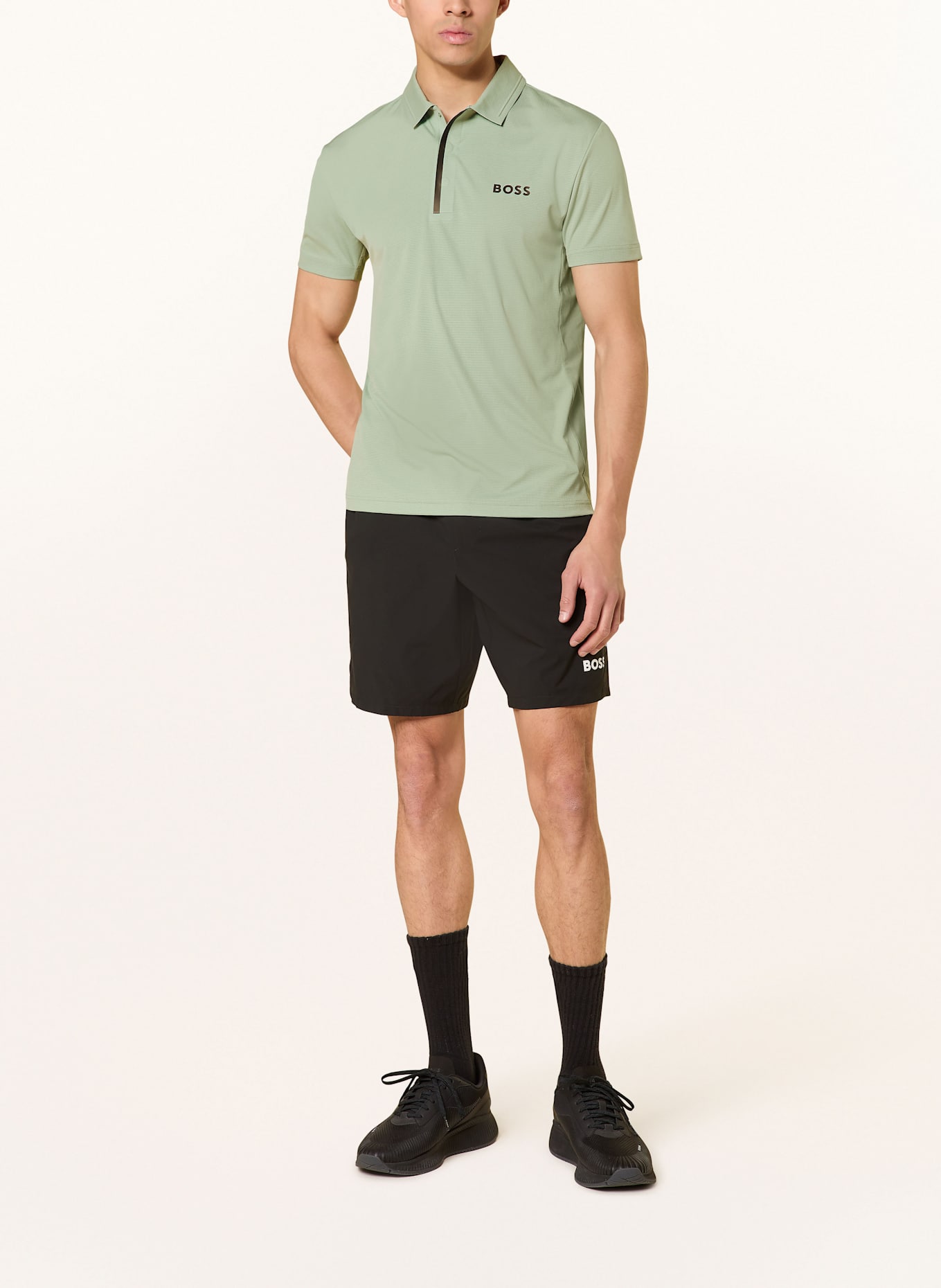 BOSS Funkcyjna koszulka polo PADDYTECH PRO: JASNOZIELONY