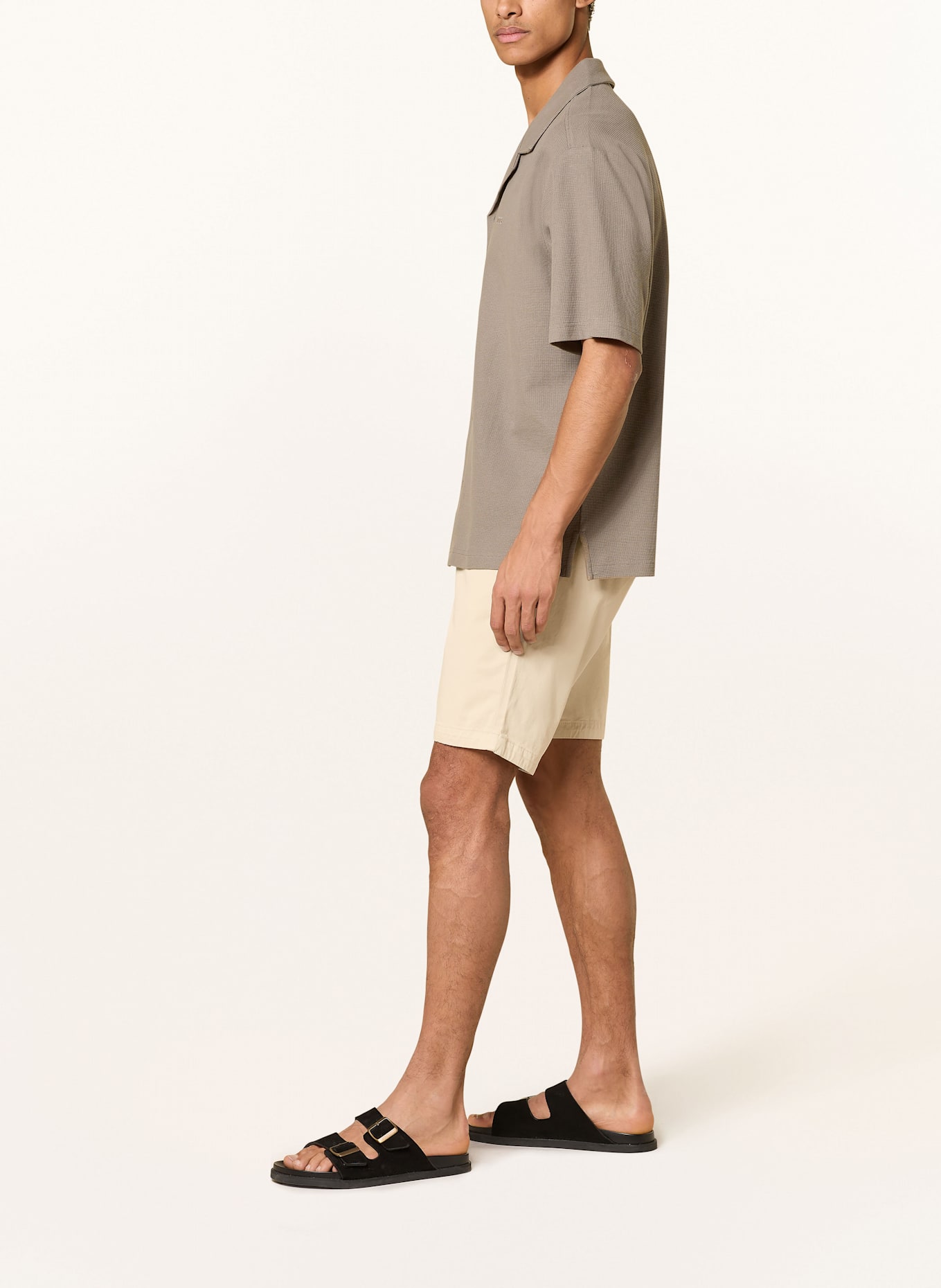 BOSS Chinoshorts Slim Fit: CREME
