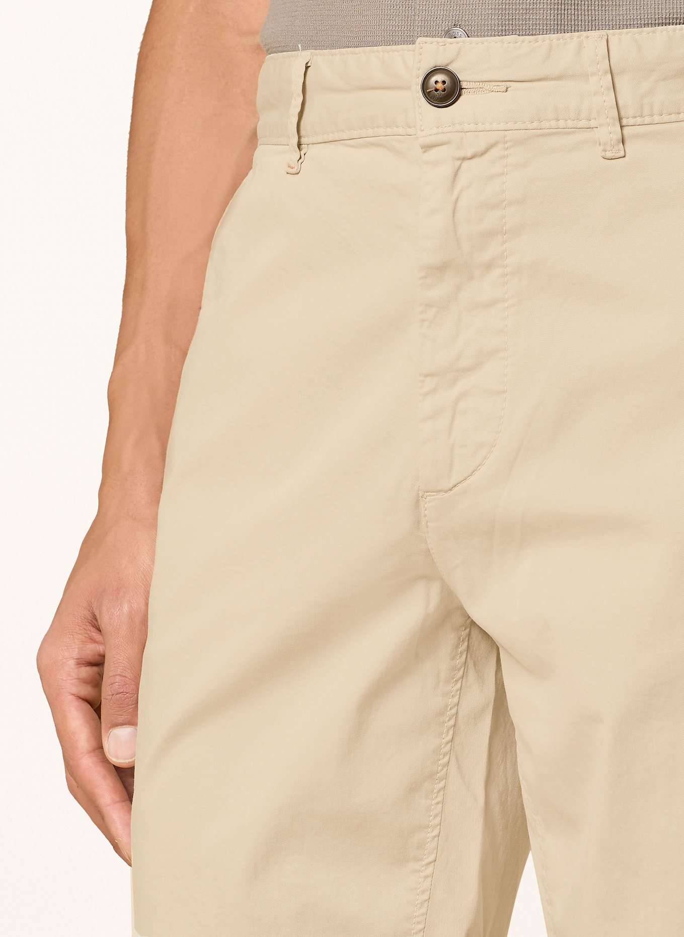 BOSS Chinoshorts Slim Fit: CREME