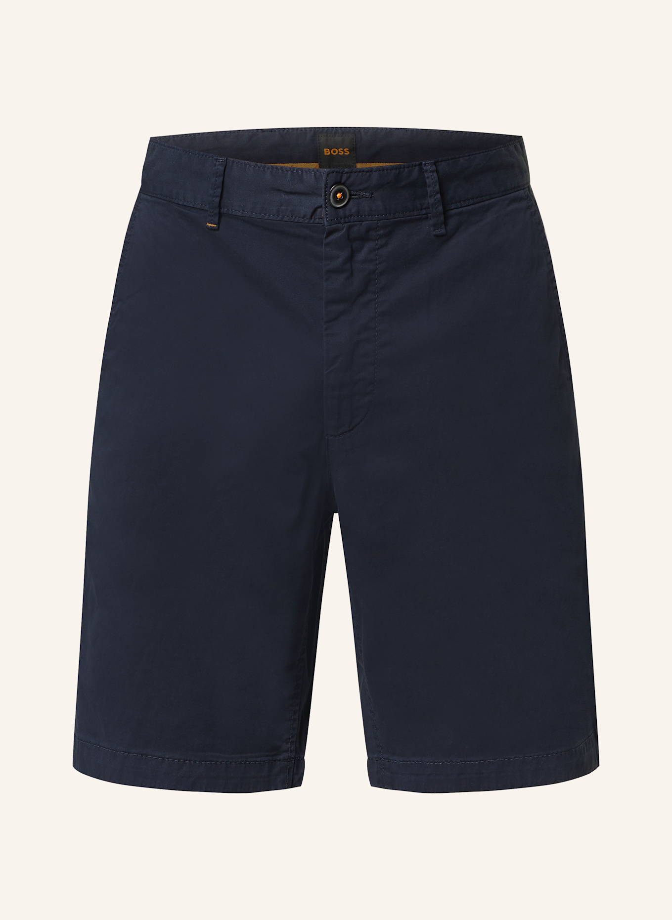 BOSS Chinoshorts Slim Fit: DUNKELBLAU