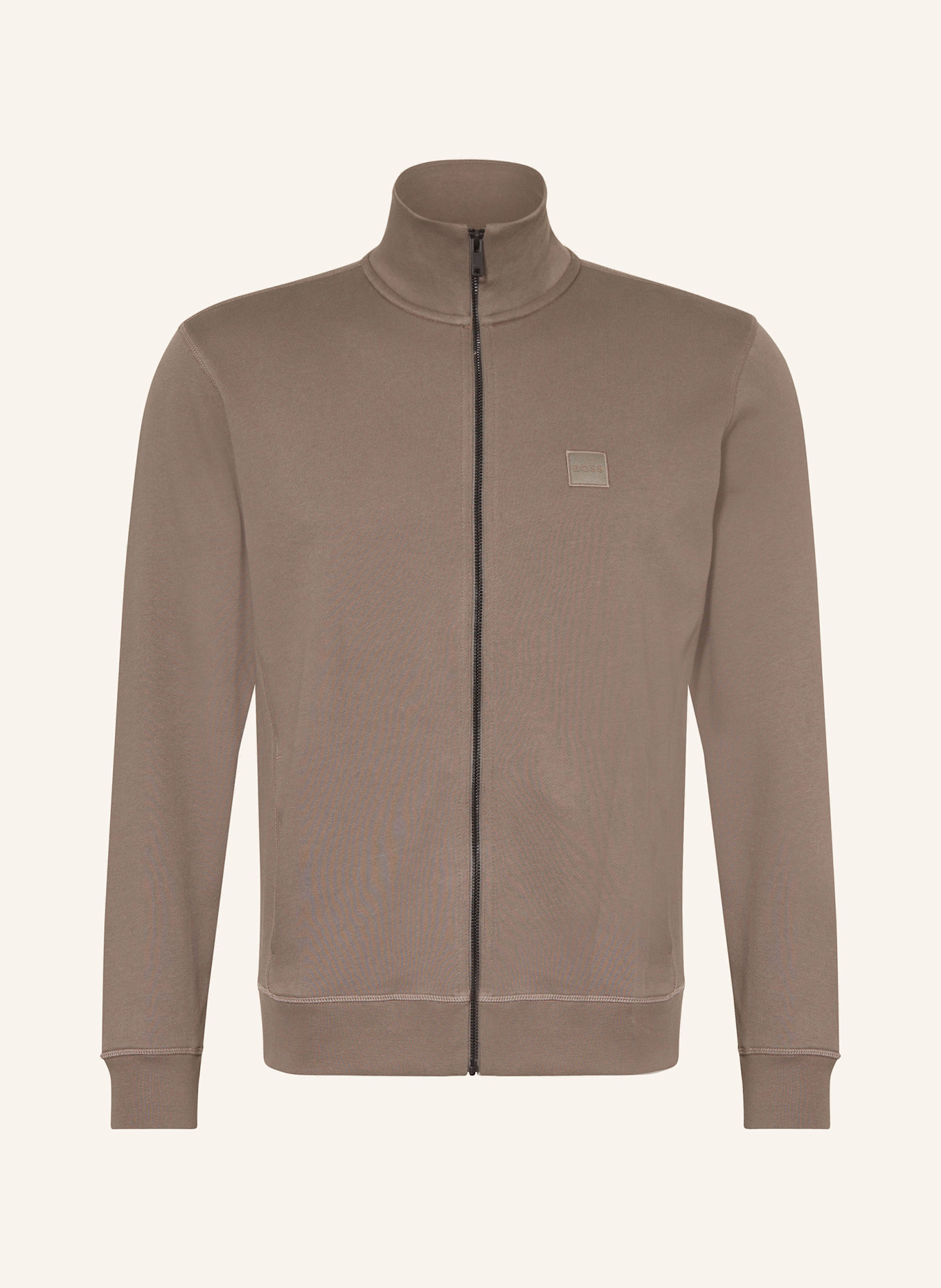 BOSS Sweatjacke ZESTART: BRAUN