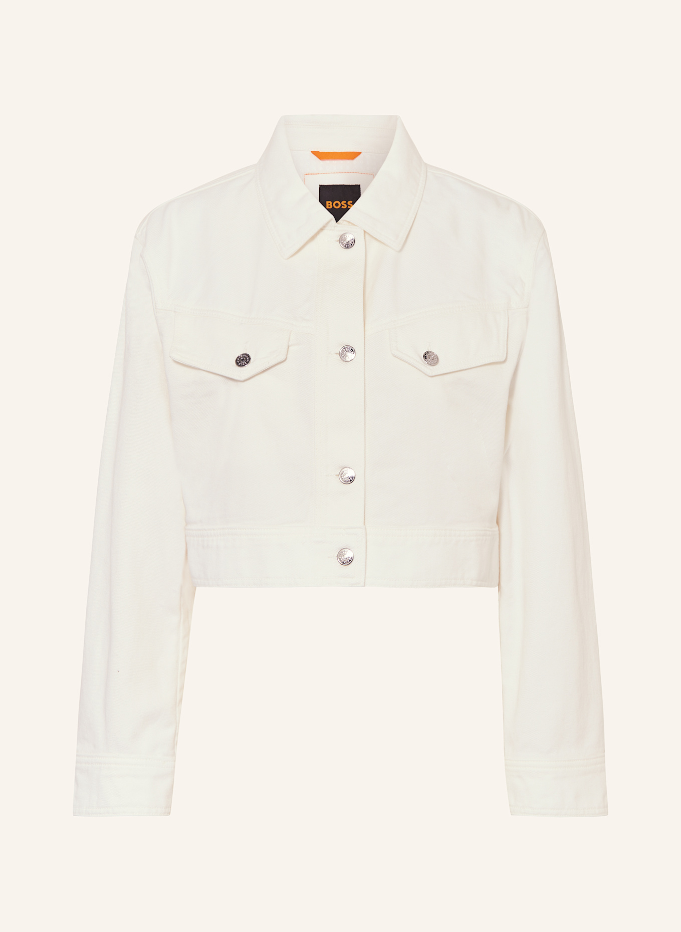 BOSS Jeansjacke JAFRESI: WEISS