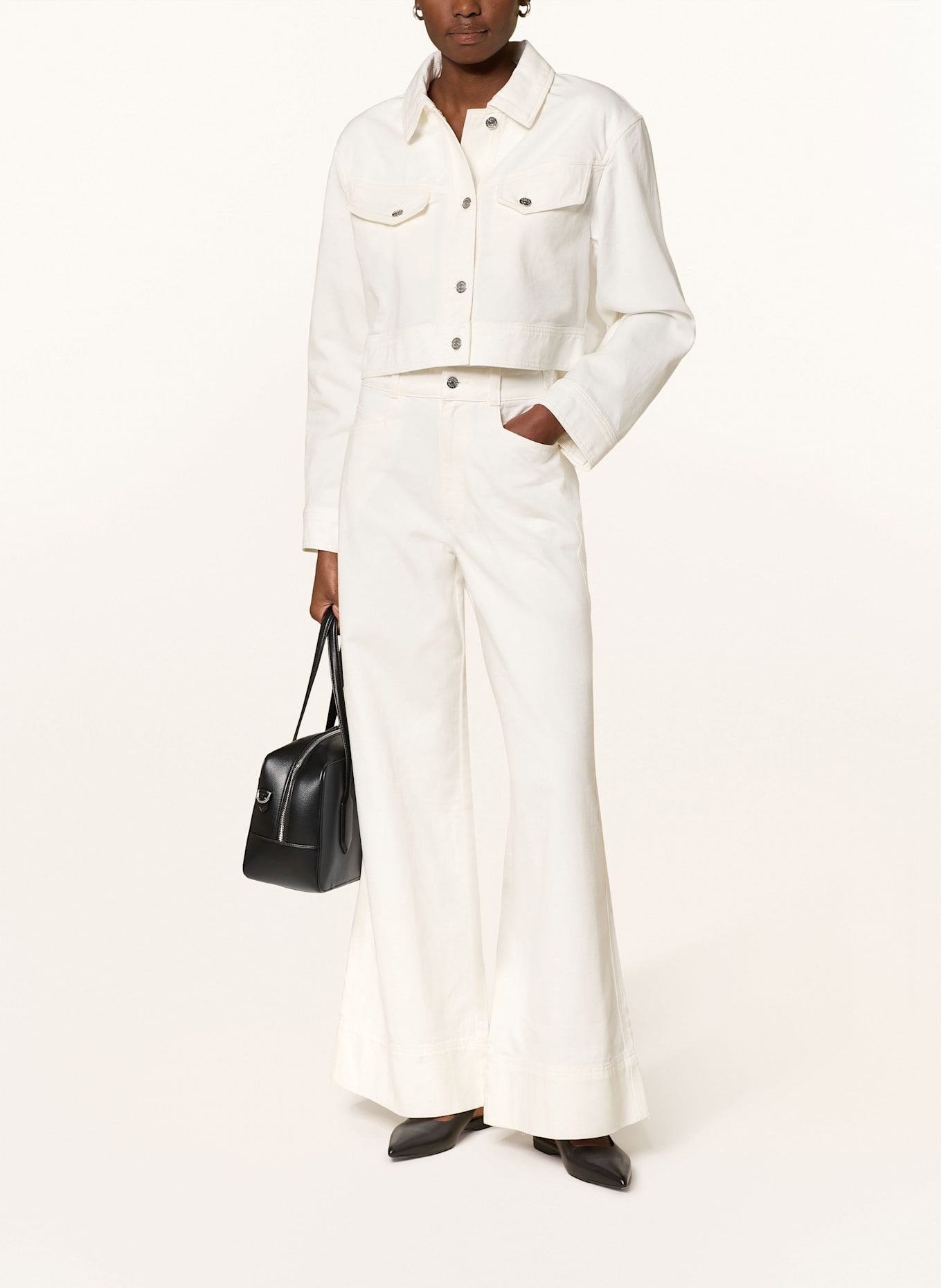 BOSS Jeansjacke JAFRESI: WEISS