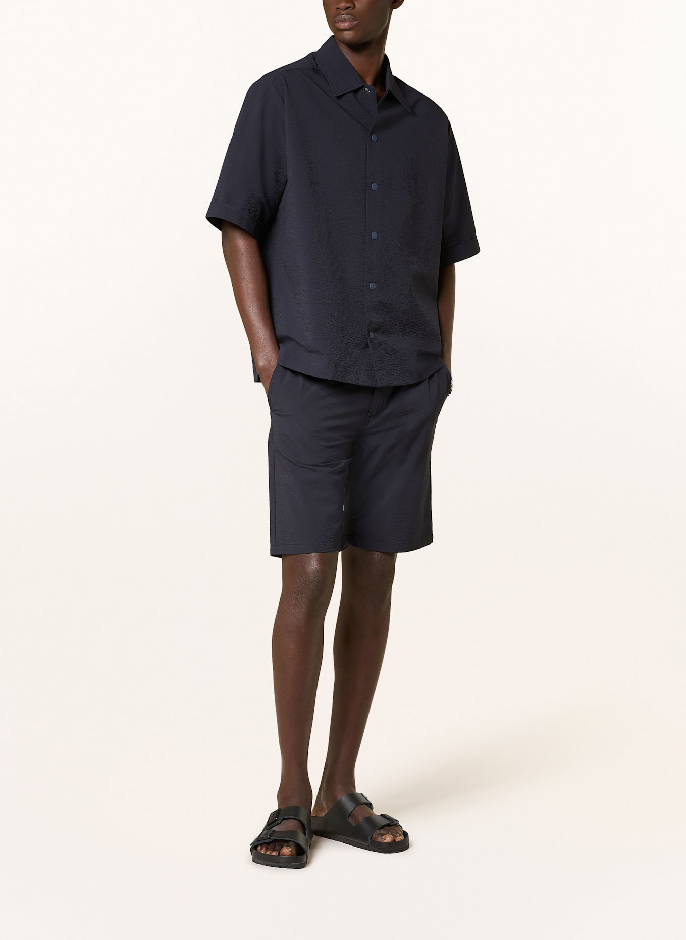 BOSS Chinoshorts CHINO Tapered Fit: DUNKELBLAU