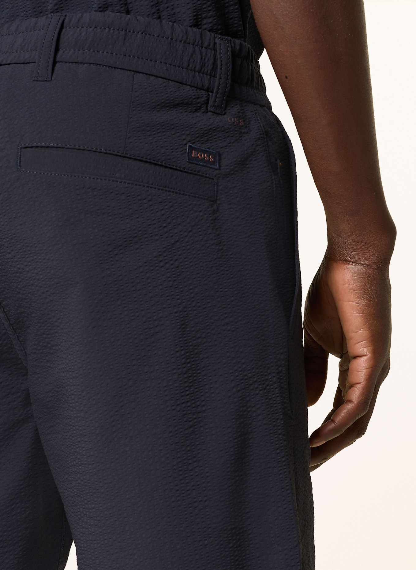 BOSS Chinoshorts CHINO Tapered Fit: DUNKELBLAU