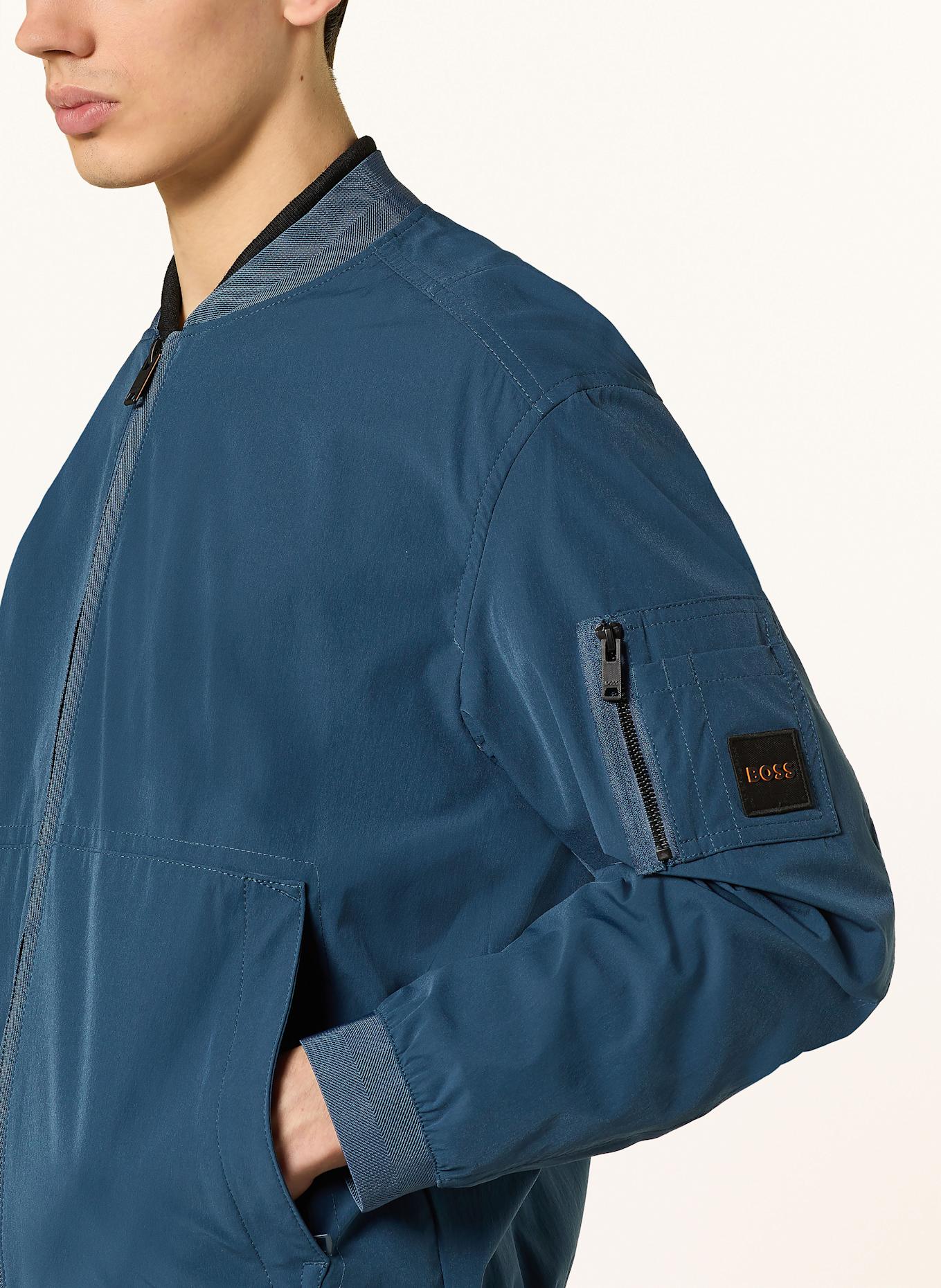 BOSS Casual Jacke ONETH: DUNKELBLAU