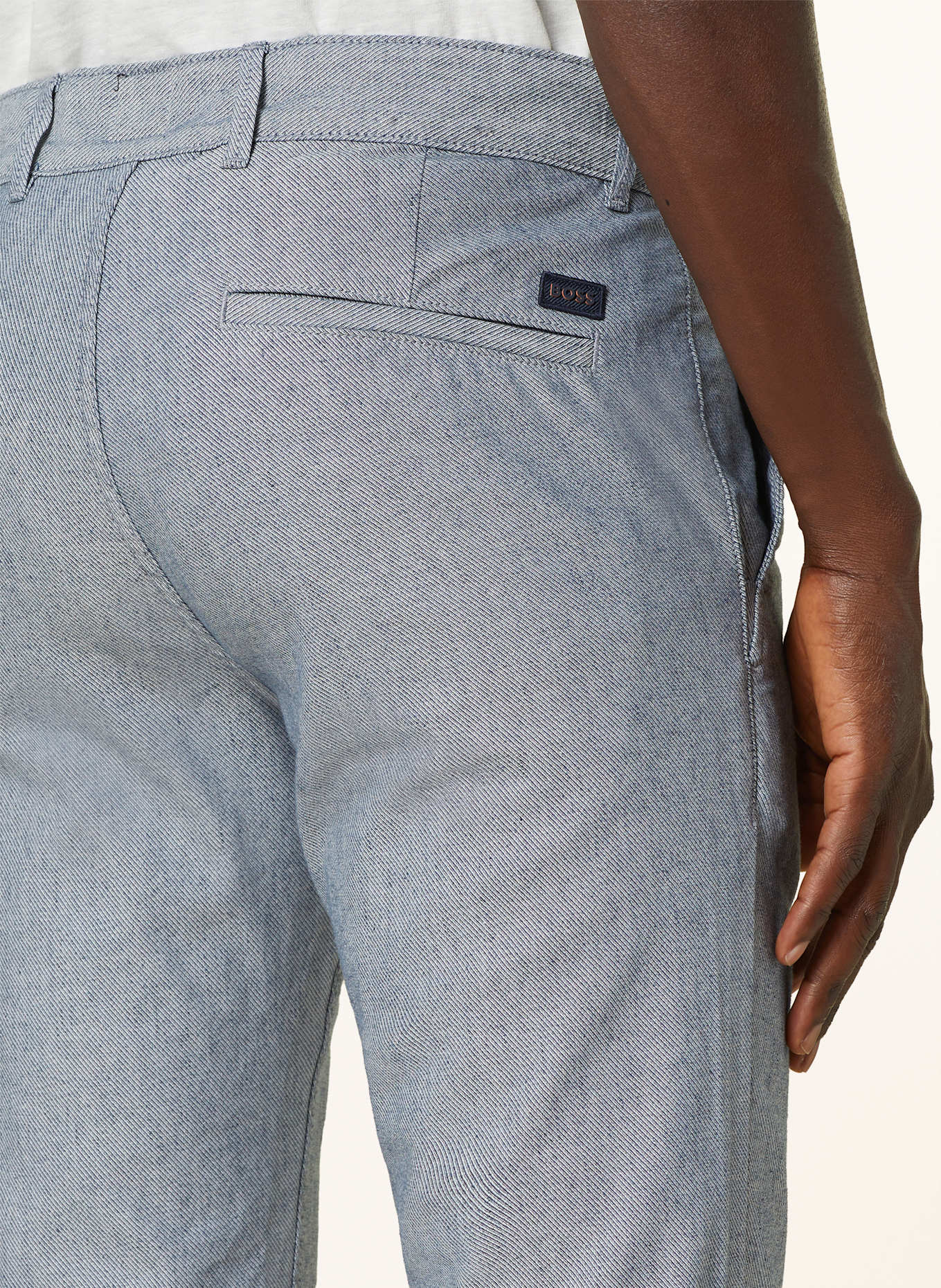 BOSS Chino Slim Fit: BLAU