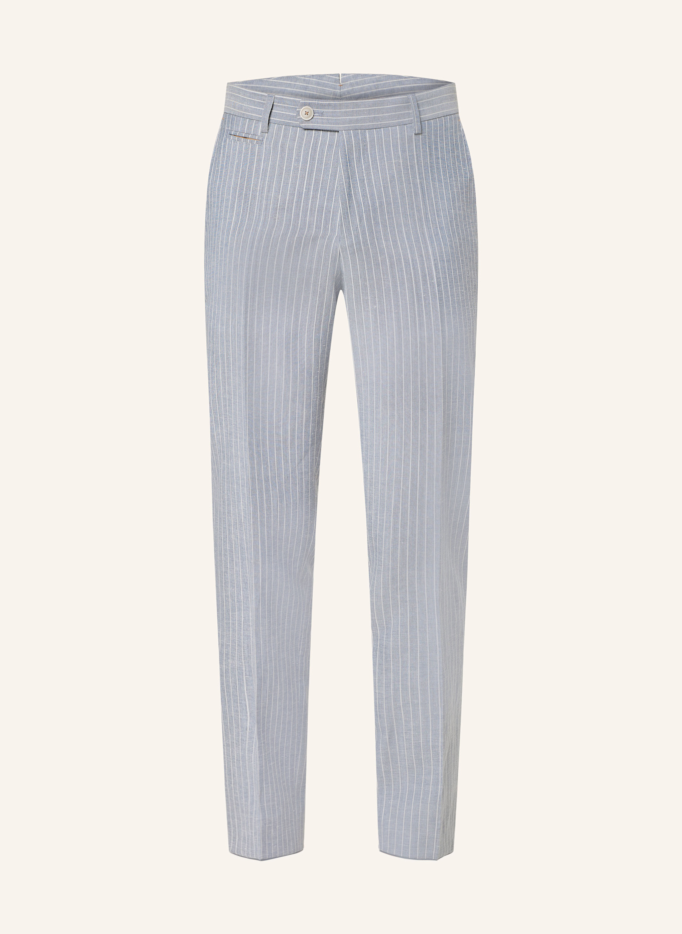 BOSS Anzughose GEE Slim Fit mit Leinen: 451 LIGHT/PASTEL BLUE