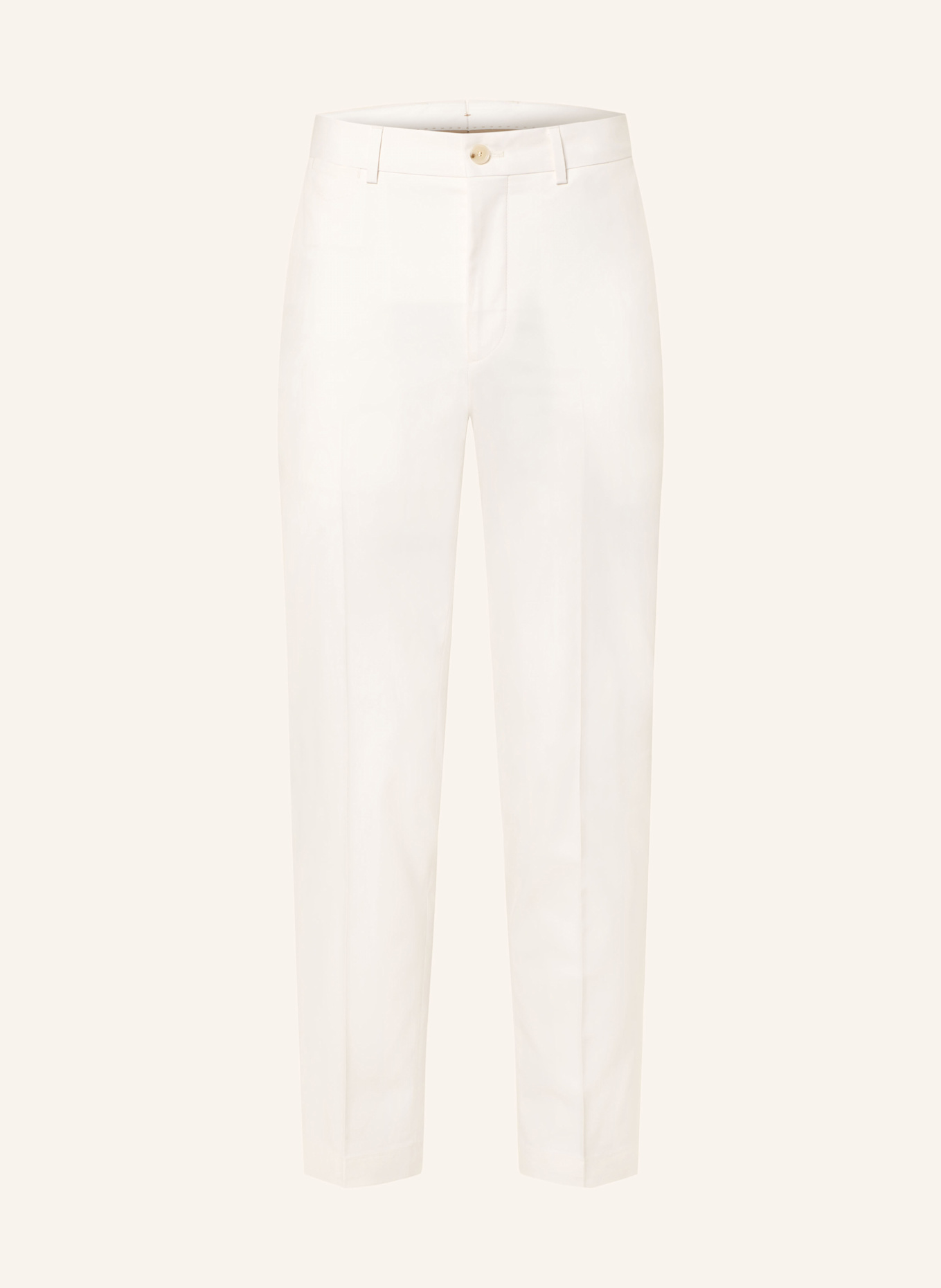 BOSS Chinosy KAITONL slim fit: BIAŁY
