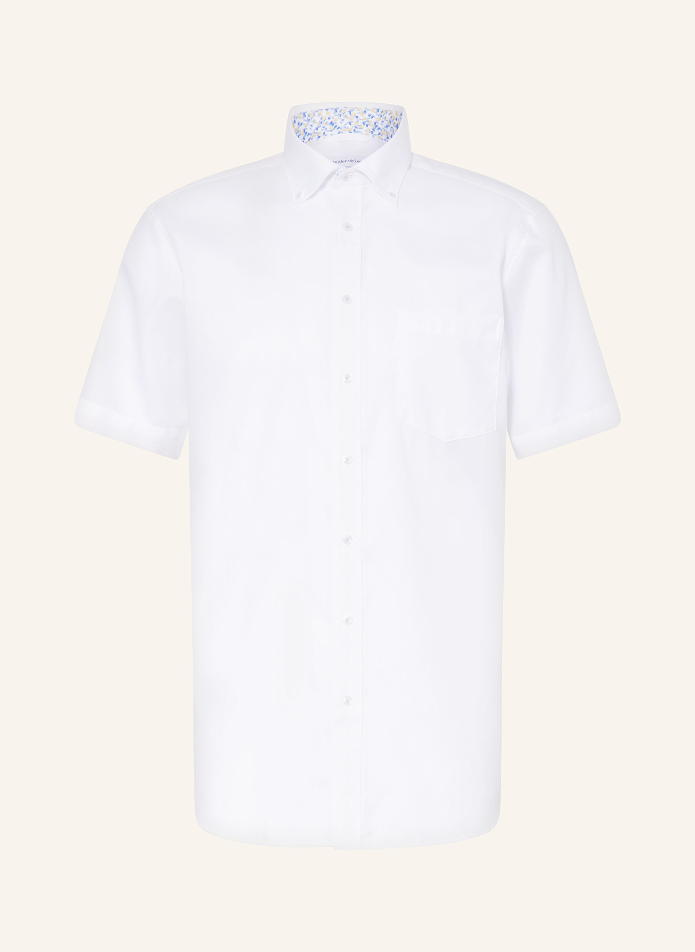 seidensticker Kurzarm-Hemd Regular Fit: WEISS