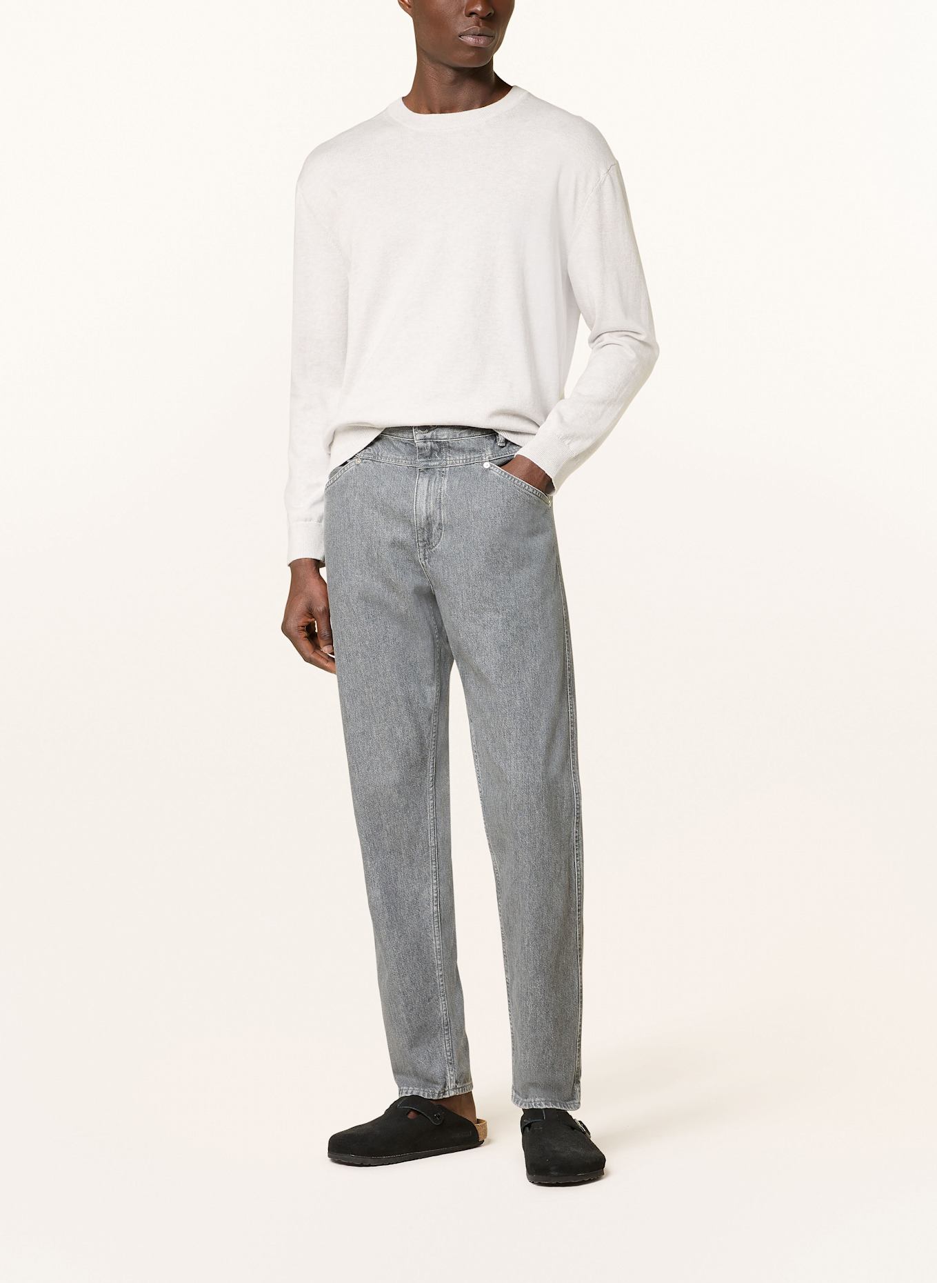 CLOSED Long sleeve shirt: LIGHT GRAY