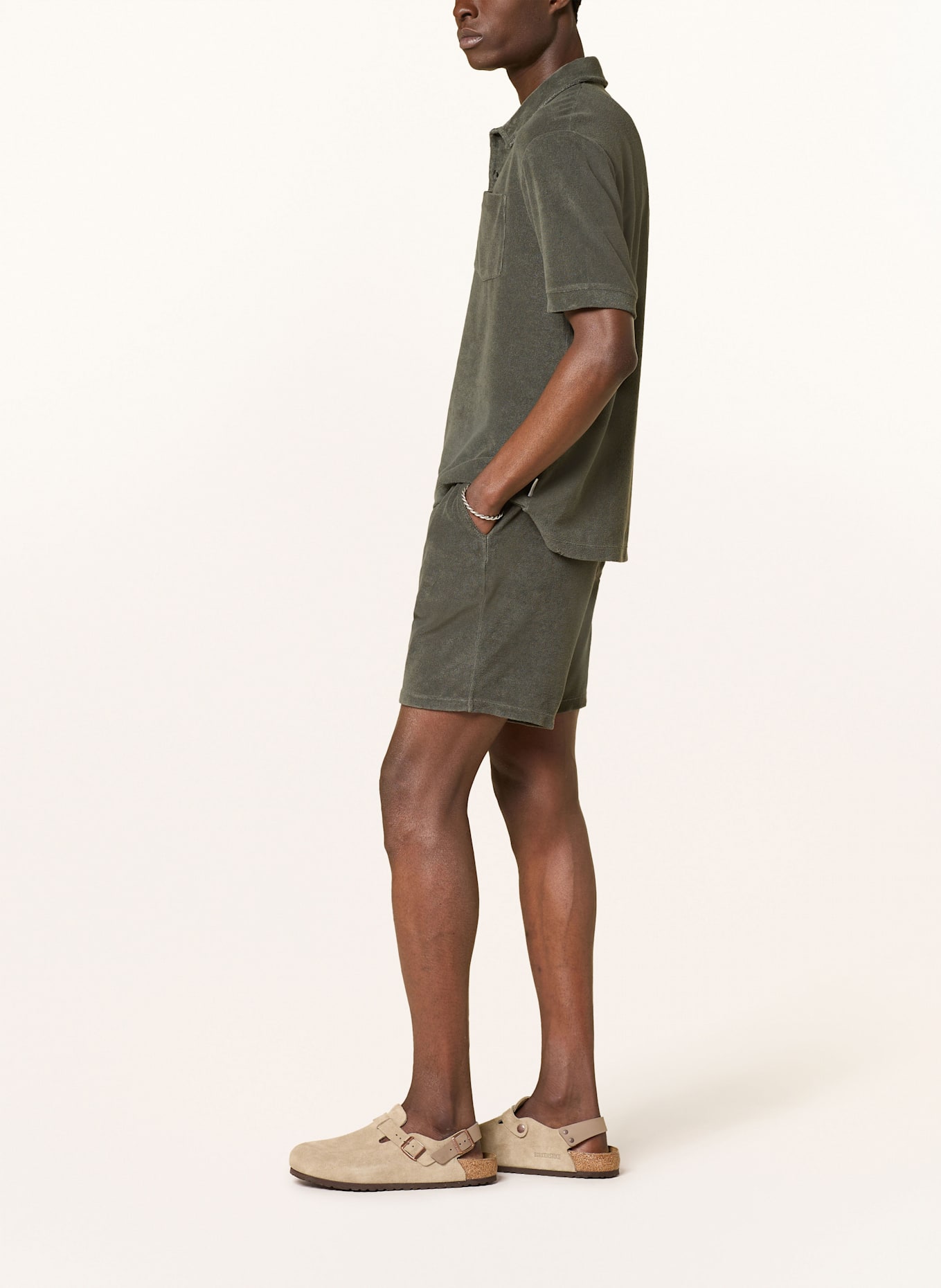 CLOSED Frotteeshorts Regular Fit: KHAKI