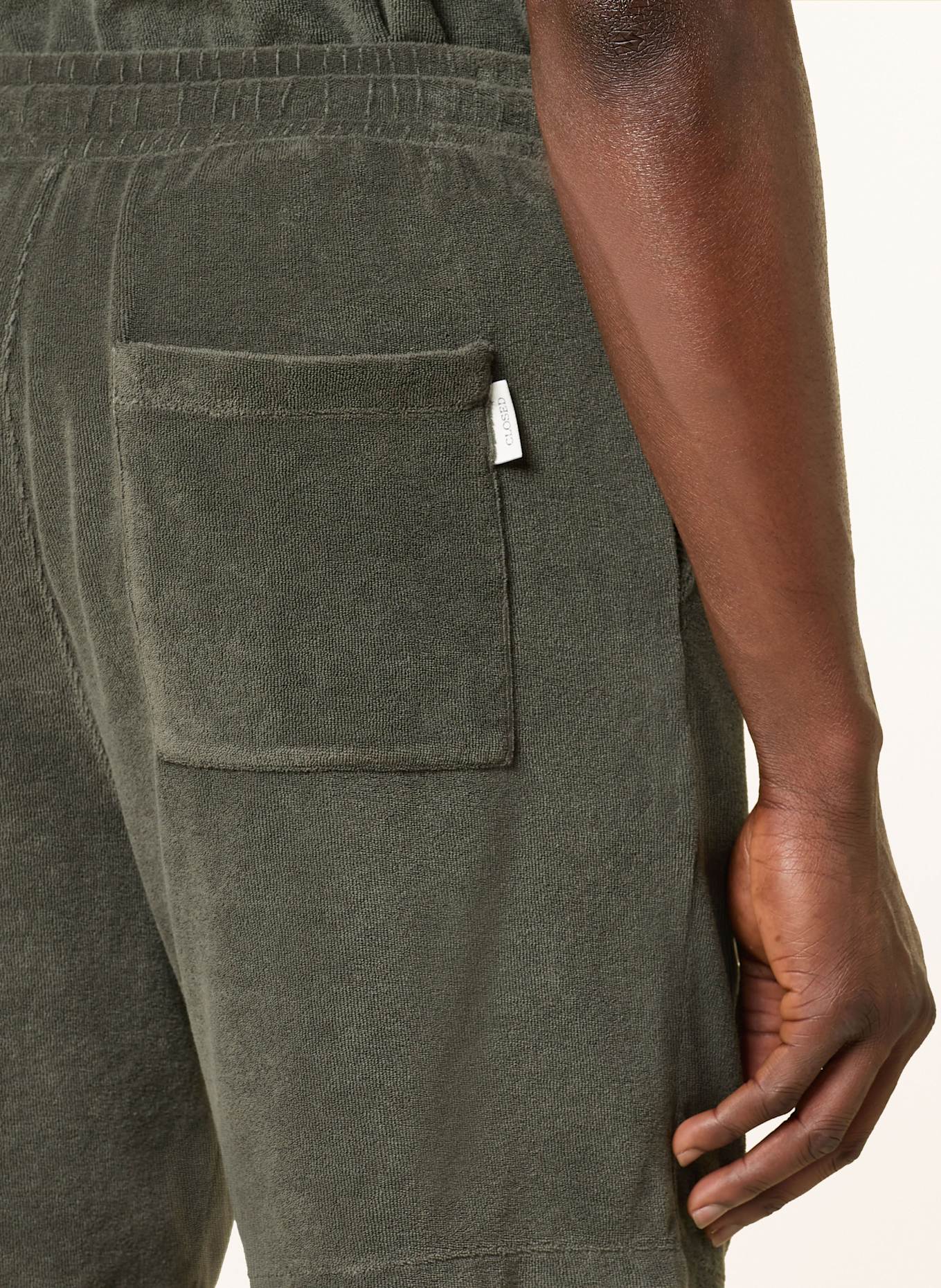 CLOSED Frotteeshorts Regular Fit: KHAKI