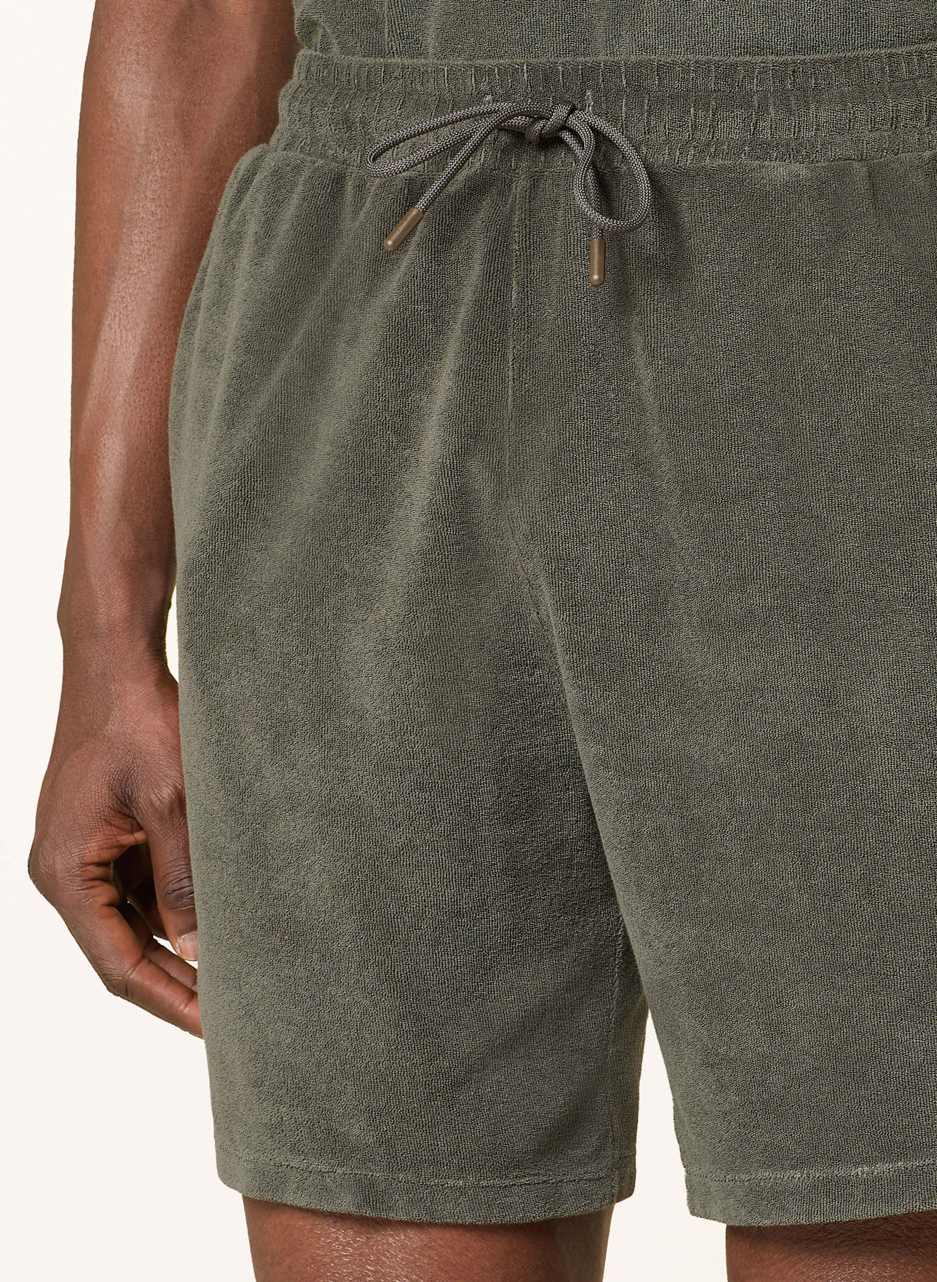 CLOSED Frotteeshorts Regular Fit: KHAKI