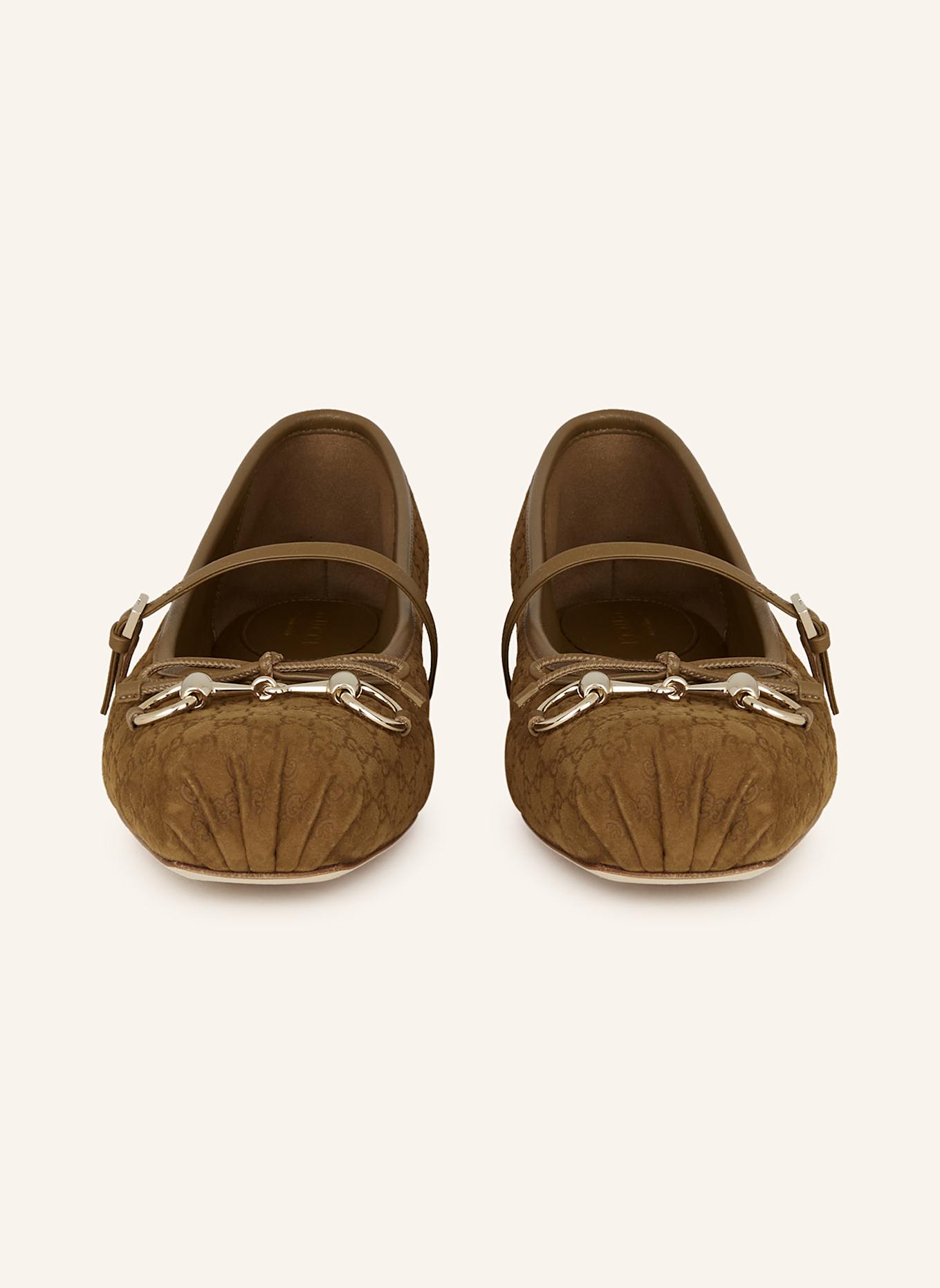 GUCCI Ballerinas: HELLBRAUN