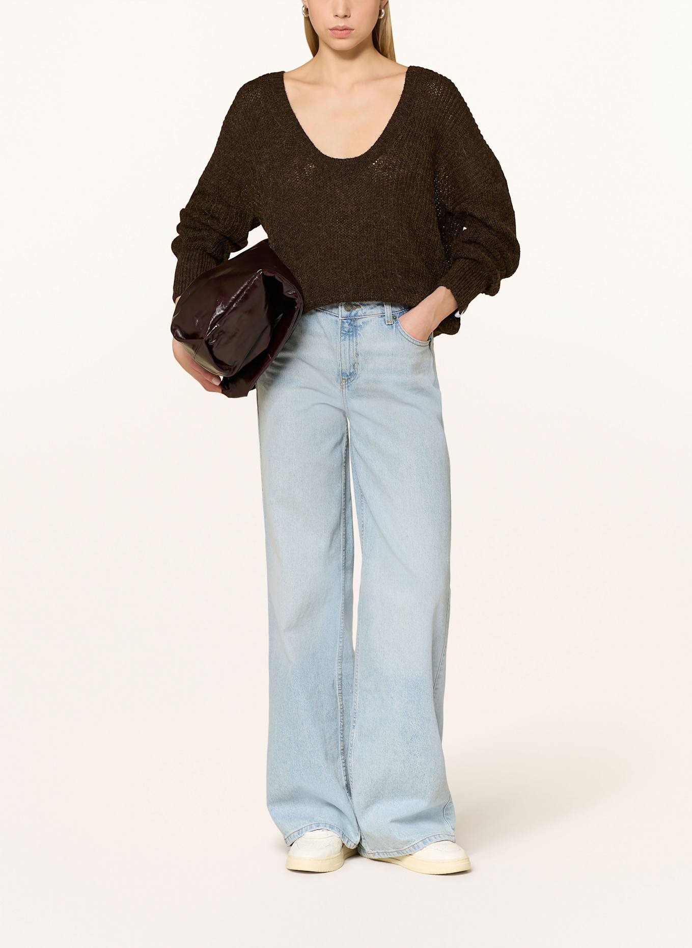 10DAYS Pullover, Farbe: DUNKELBRAUN (Bild 2)