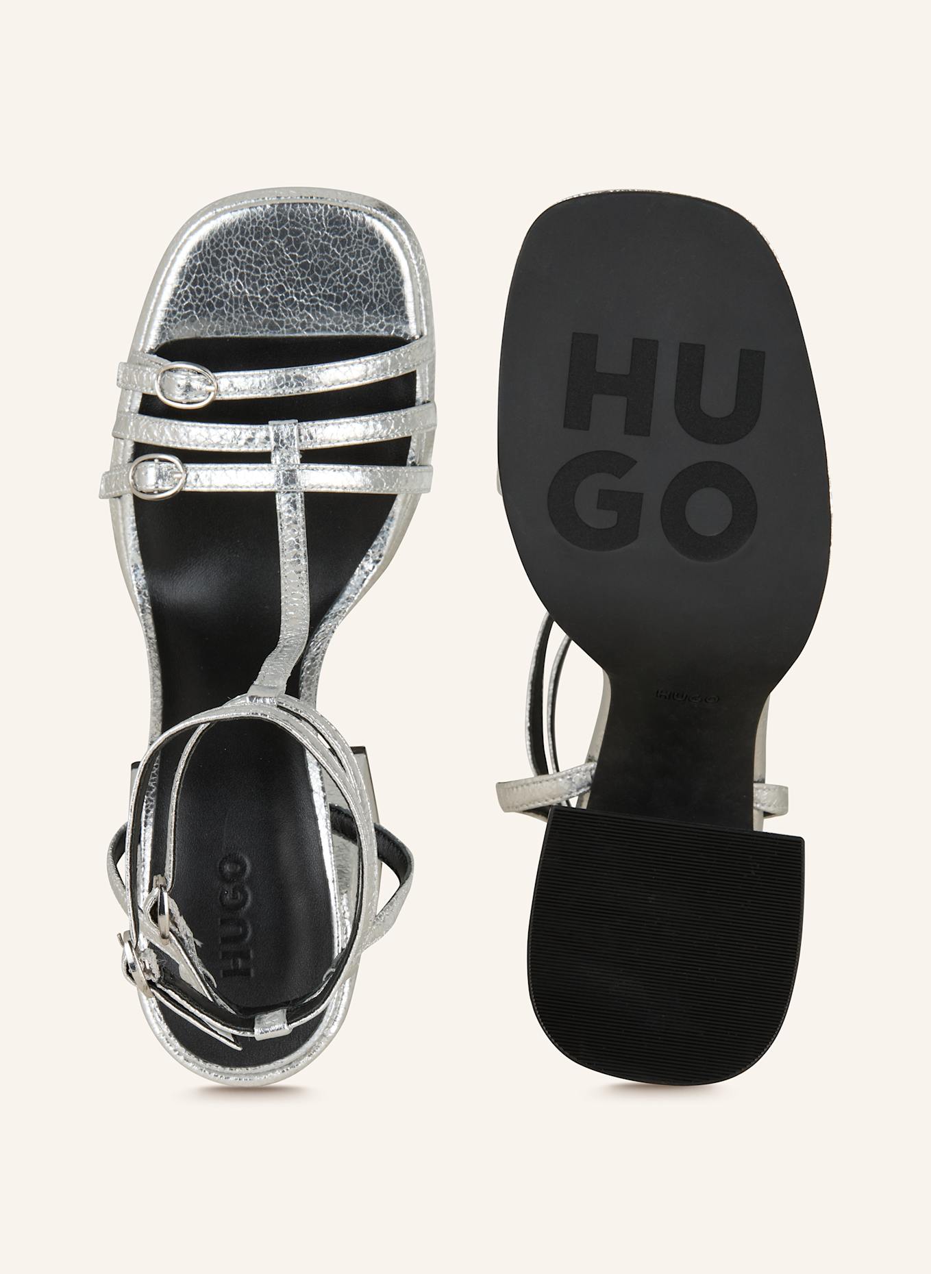 HUGO Sandaletten KIORA: SILBER