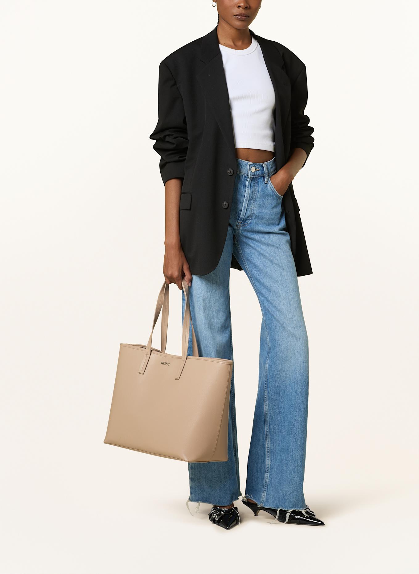 HUGO Shopper CHRIS mit Pouch, Farbe: BEIGE (Bild 4)