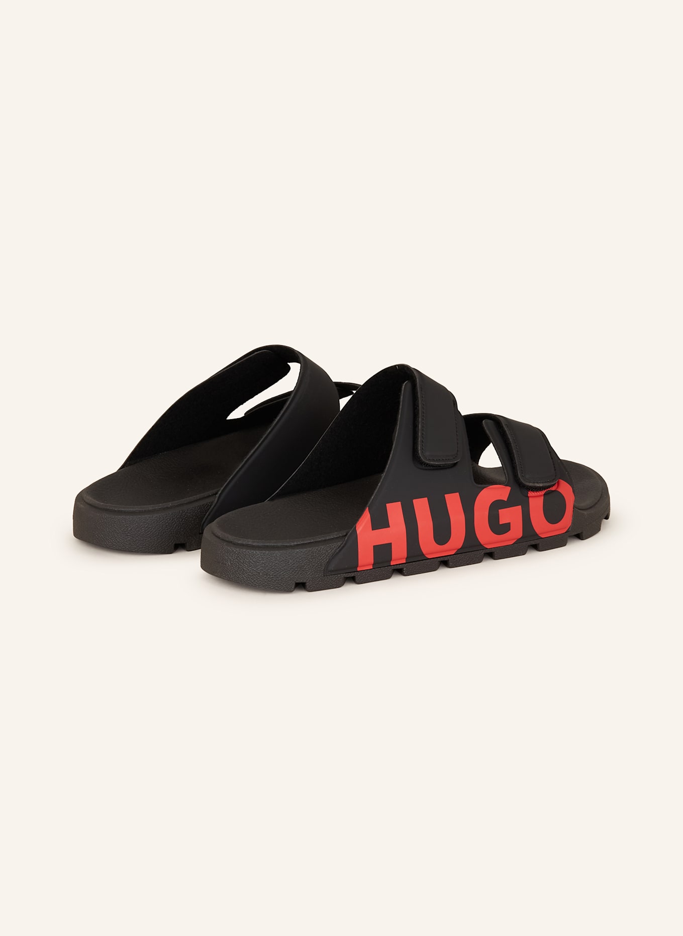 HUGO Pantoletten EVANDER in schwarz