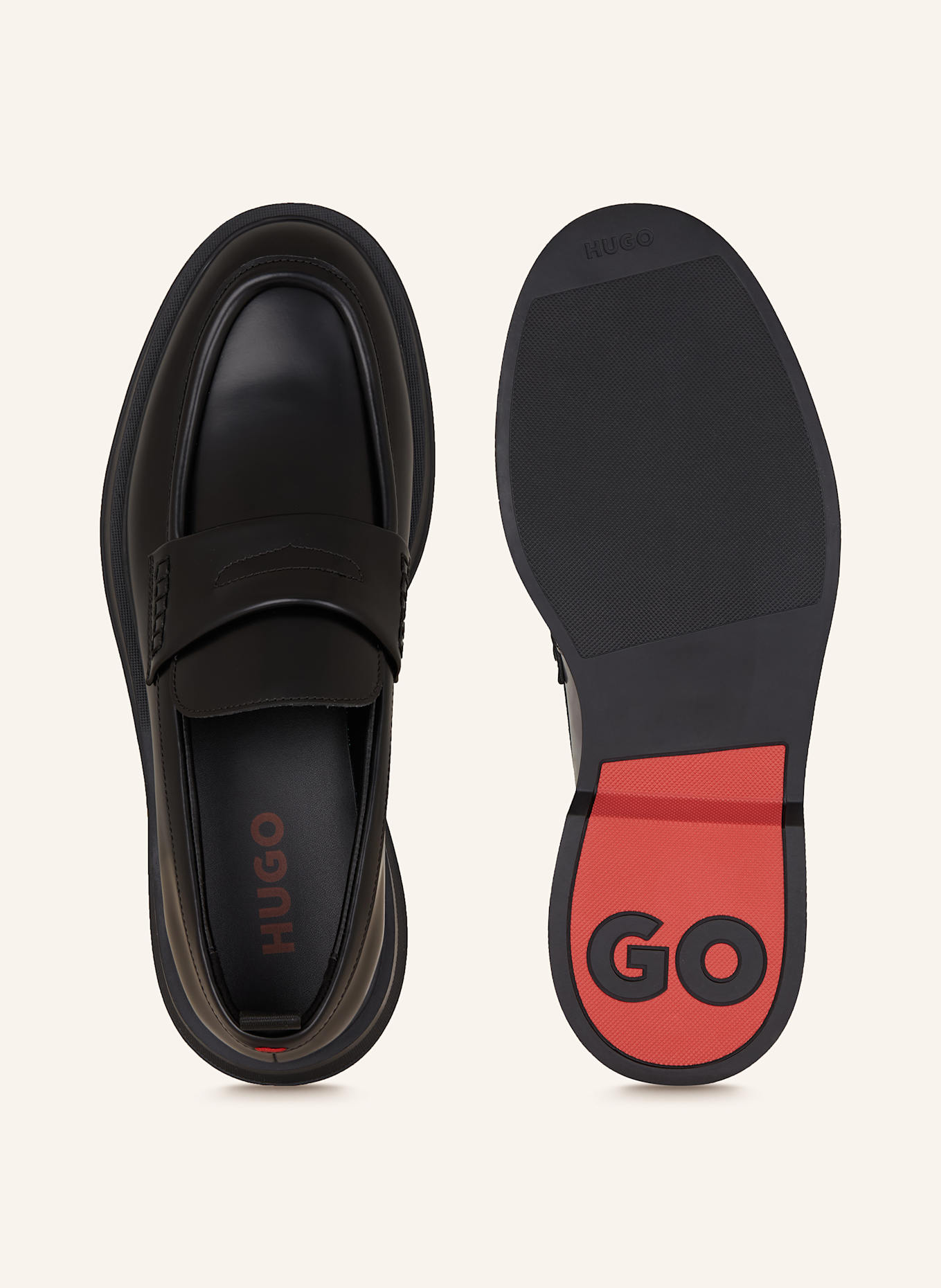 HUGO Loafer LENNER: SCHWARZ