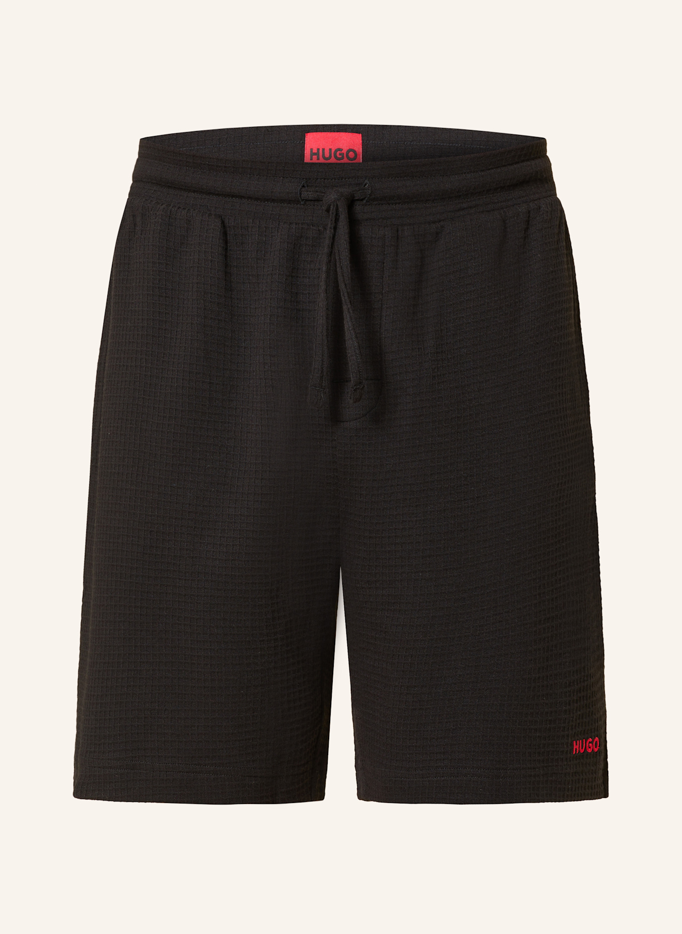 HUGO Pajama shorts AUSTIN, Color: BLACK (Image 1)