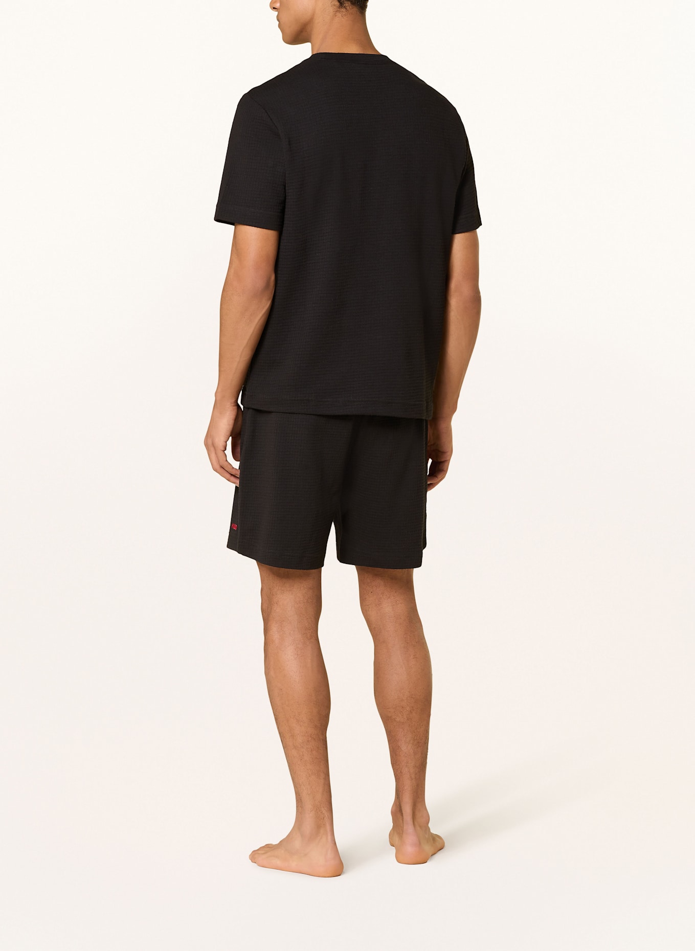 HUGO Pajama shorts AUSTIN, Color: BLACK (Image 3)