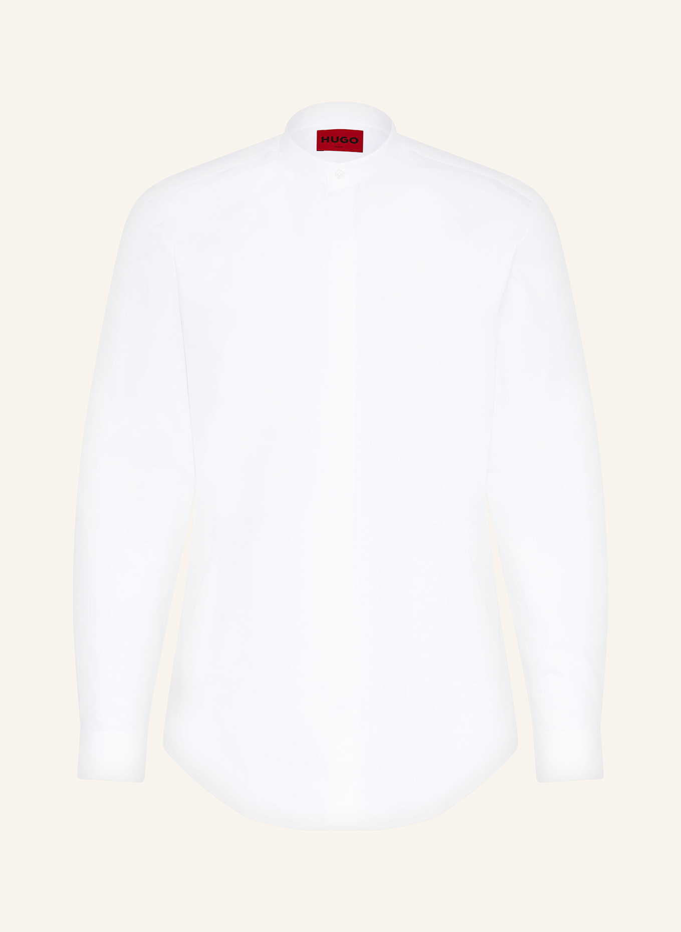 HUGO Koszula KALEB slim fit ze stójką: BIAŁY