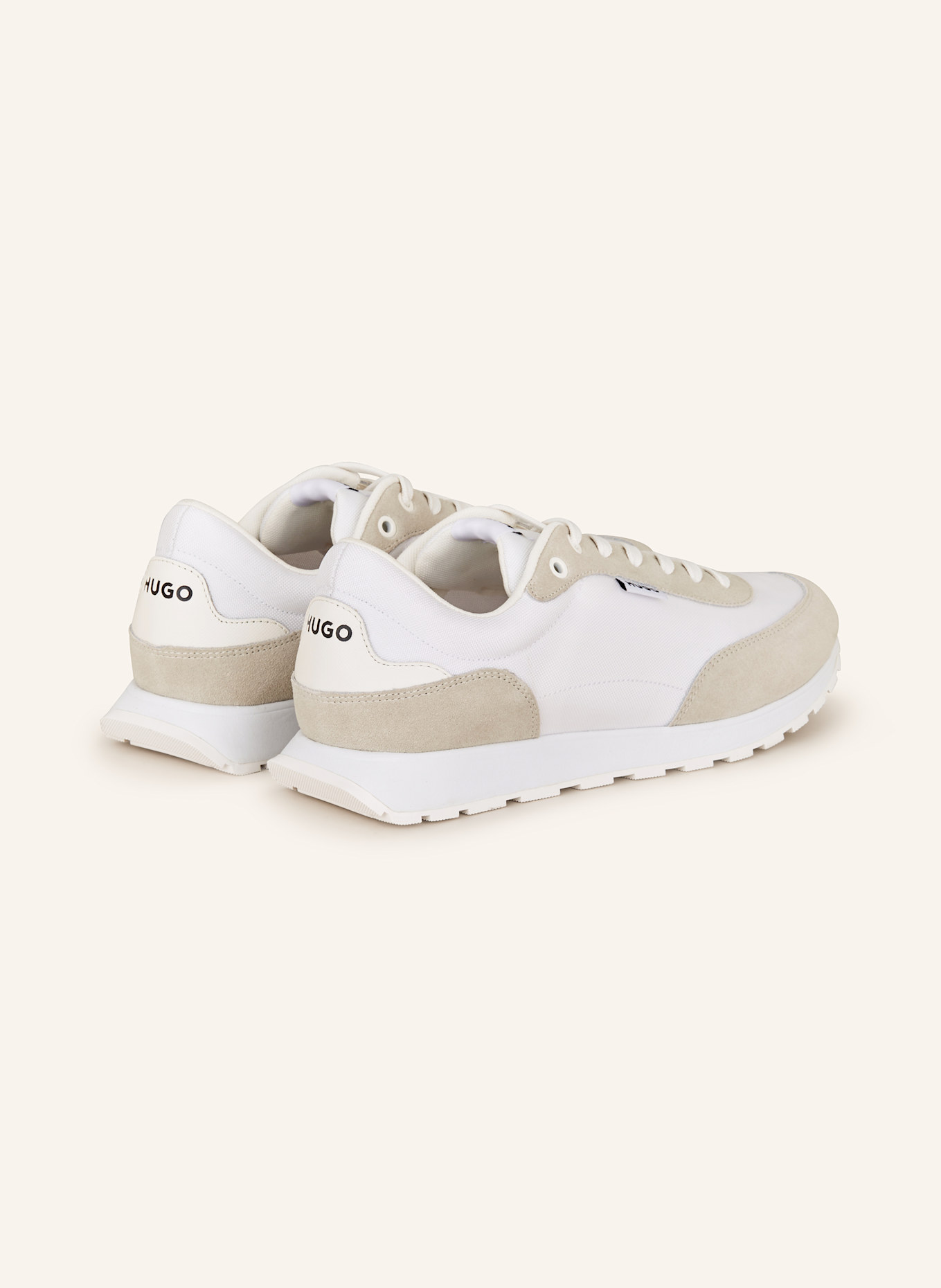 HUGO Sneaker ICELIN: WEISS/ CREME