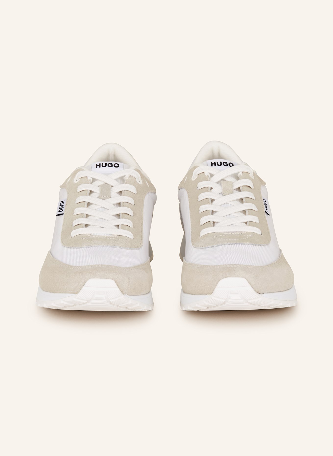 HUGO Sneaker ICELIN: WEISS/ CREME