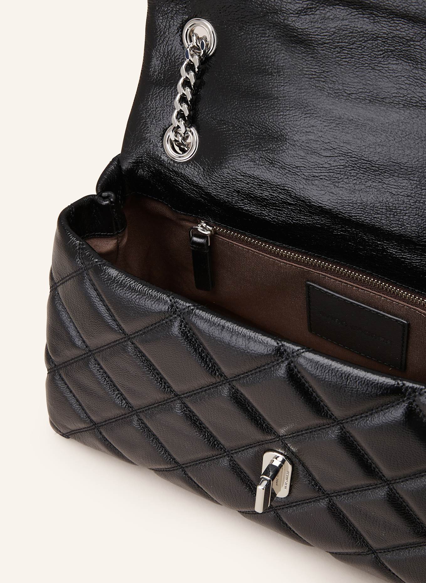MARC JACOBS Handtasche THE DUAL CHAIN BAG, Farbe: SCHWARZ (Bild 3)