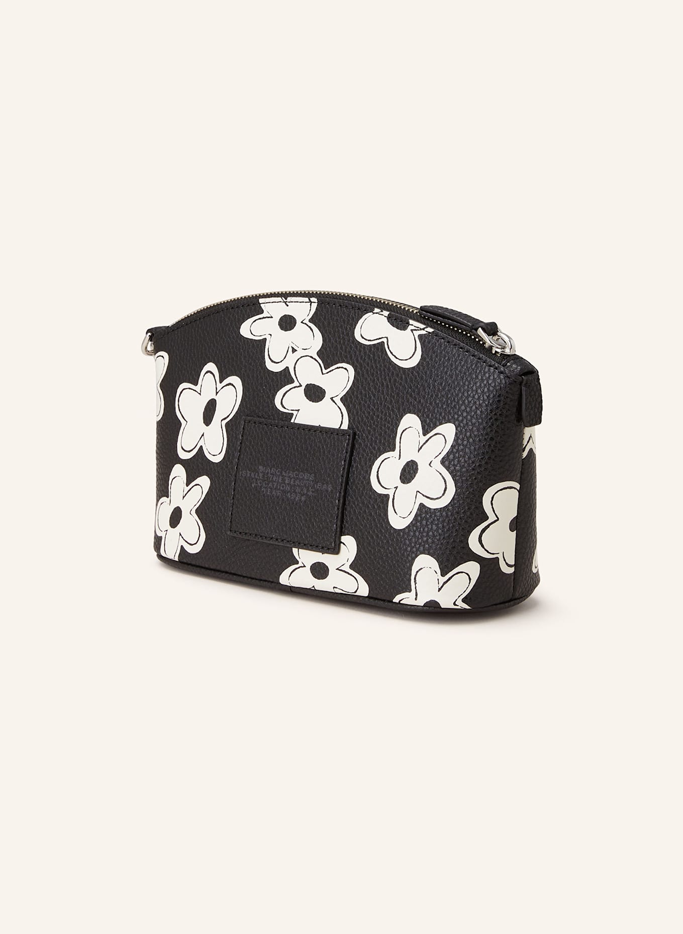 MARC JACOBS Kosmetiktasche THE BEAUTY BAG, Farbe: SCHWARZ/ WEISS (Bild 2)