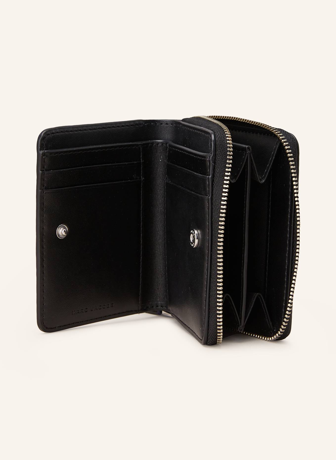 MARC JACOBS Geldbörse THE MINI COMPACT WALLET: DUNKELBLAU