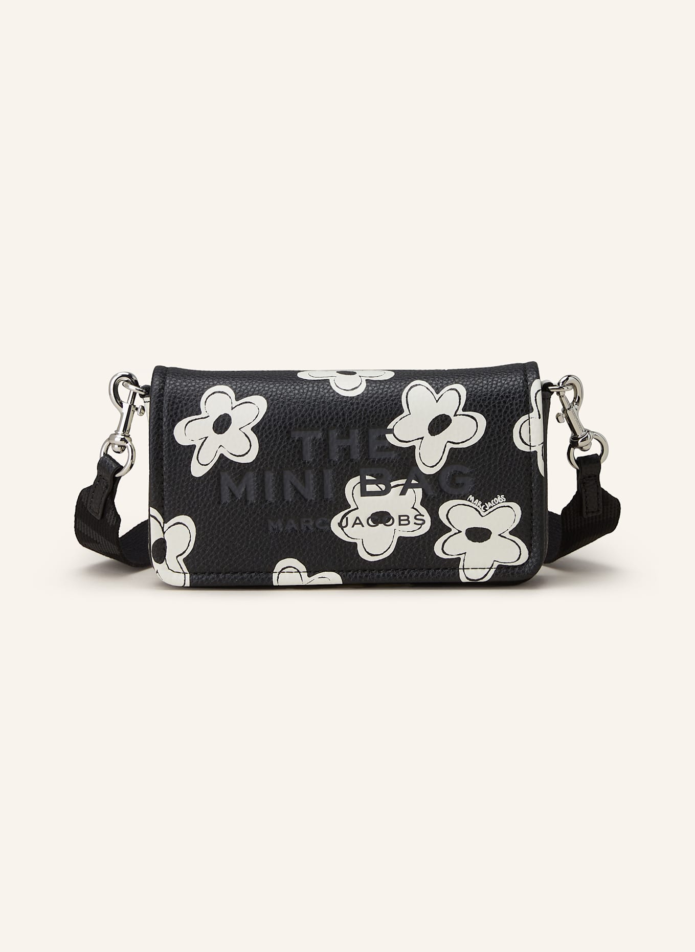 MARC JACOBS Umhängetasche THE DAISY MINI BAG: SCHWARZ/ WEISS