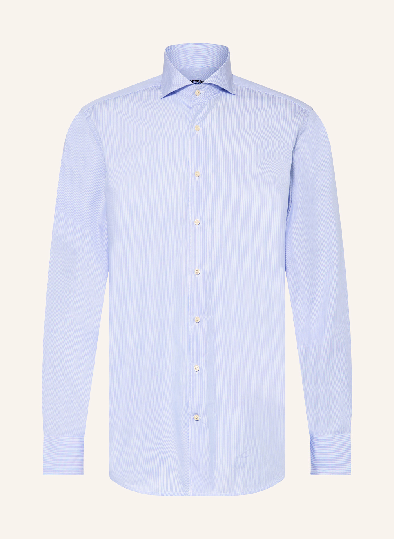 STROKESMAN'S Hemd Regular Fit: HELLBLAU / WEISS