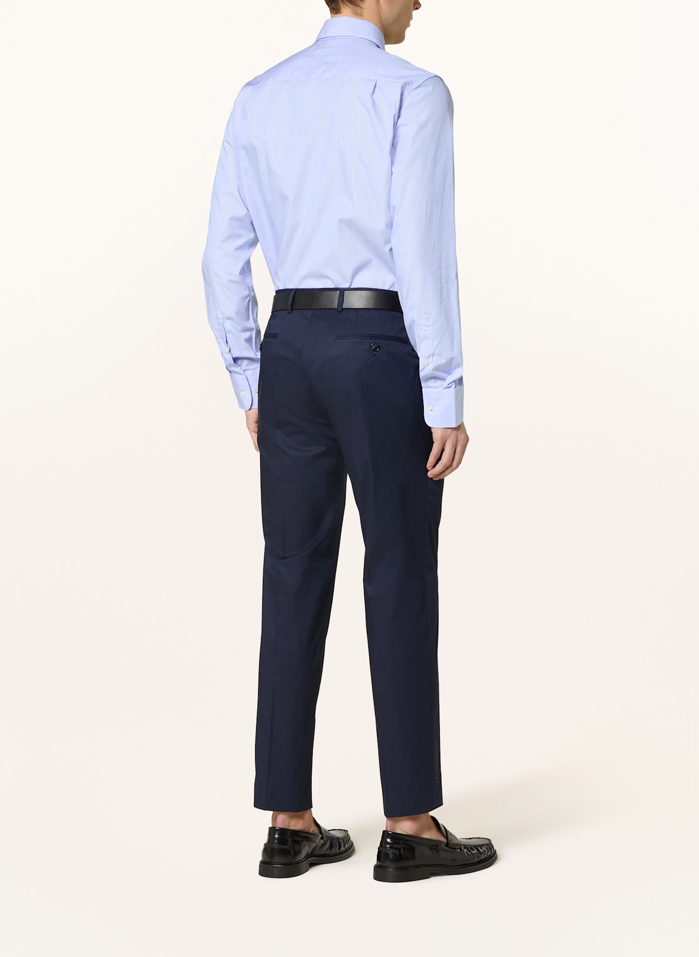 STROKESMAN'S Hemd Regular Fit: HELLBLAU / WEISS