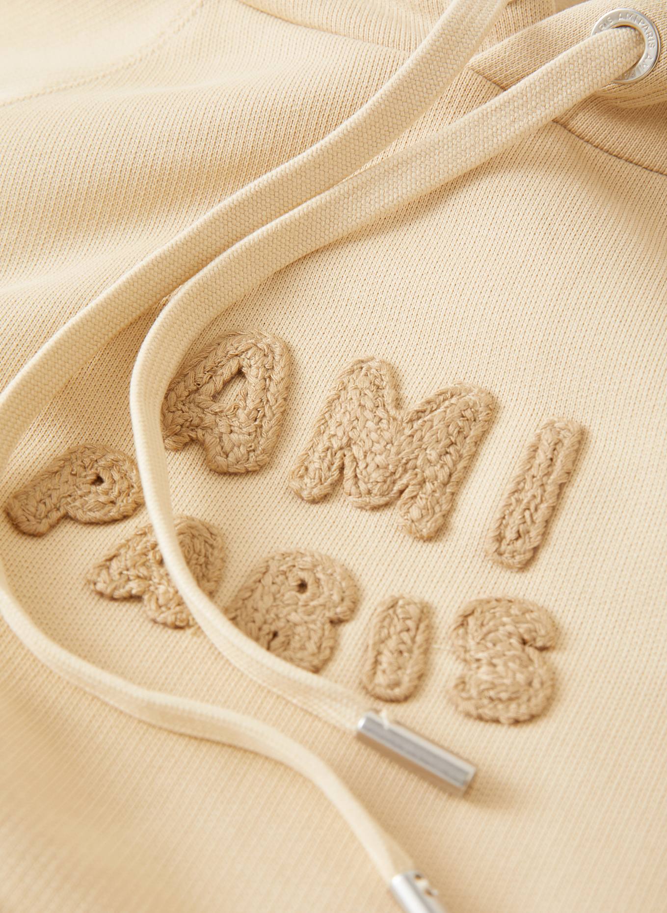 AMI PARIS Hoodie: LIGHT BROWN