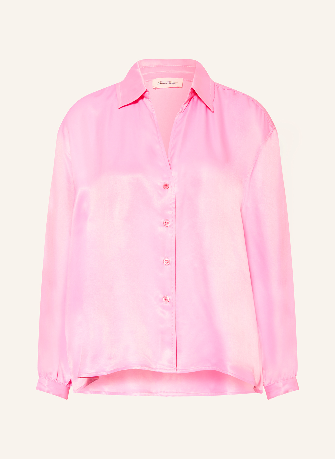 American Vintage Satinbluse UNYL: ROSA