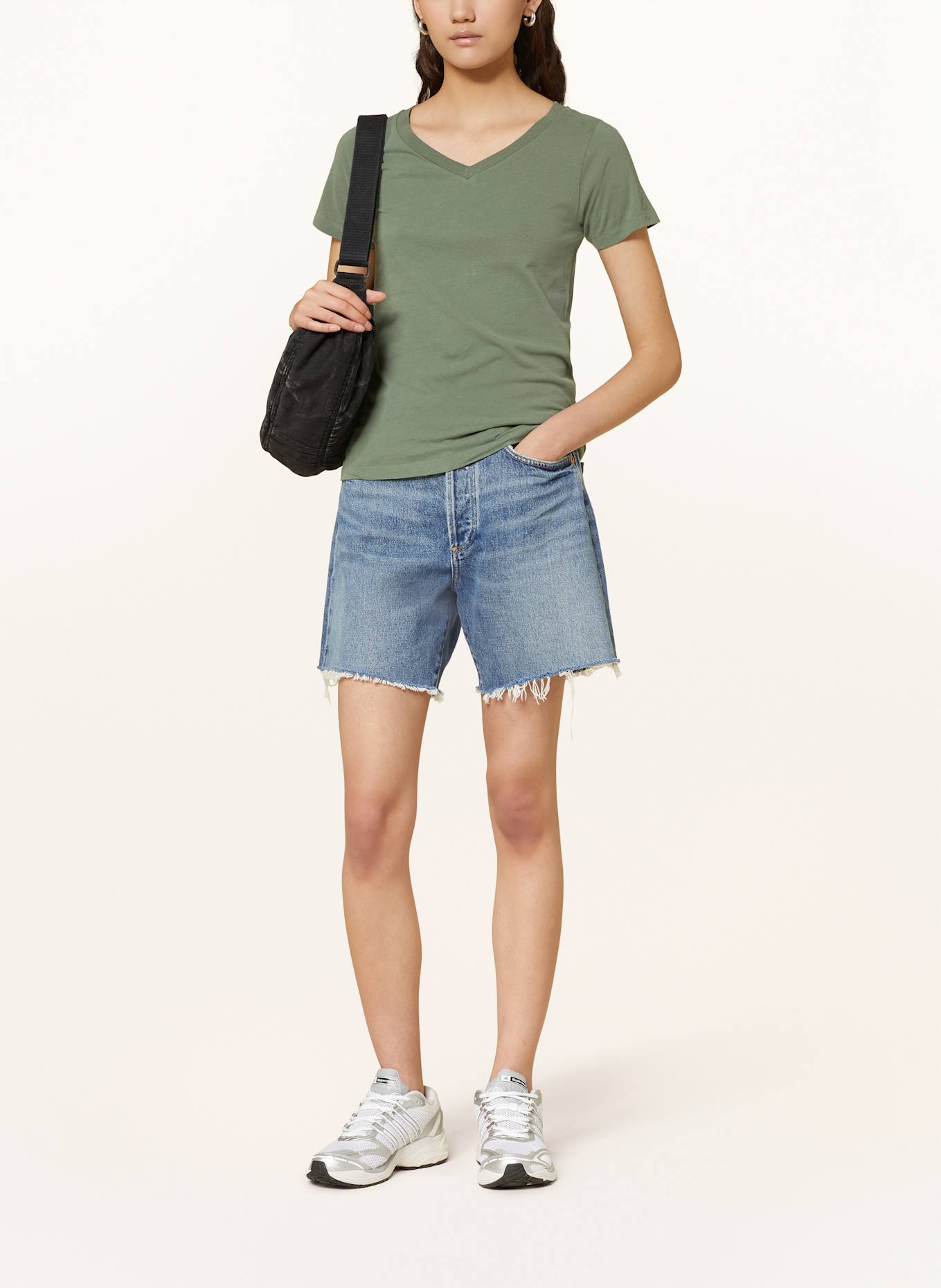 American Vintage T-Shirt GAMIPY: OLIV