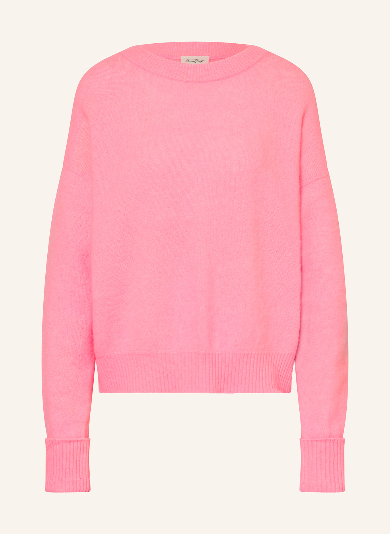 American Vintage Pullover VITOW mit Alpaka: ROSA
