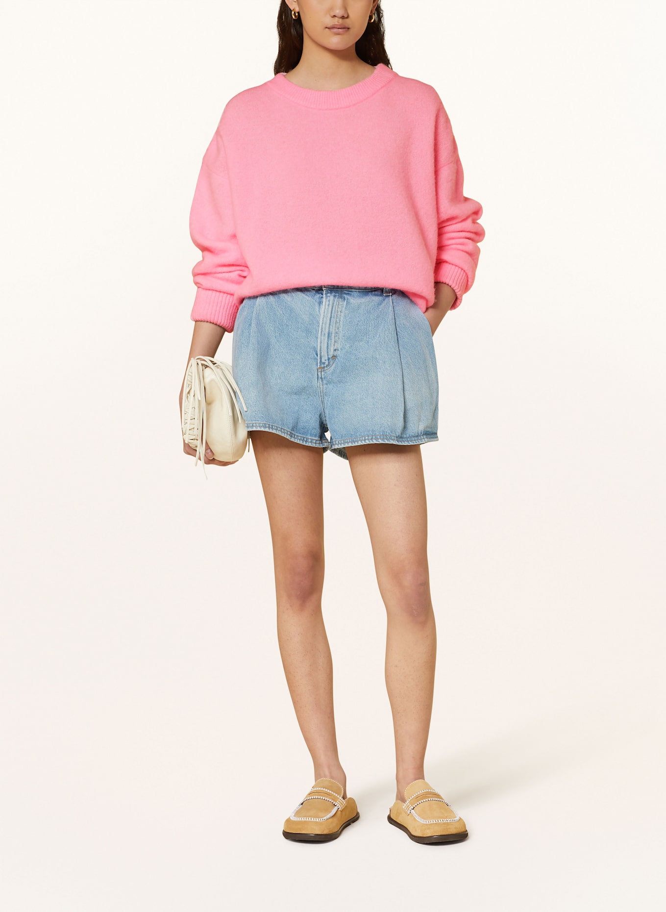 American Vintage Pullover VITOW mit Alpaka: ROSA