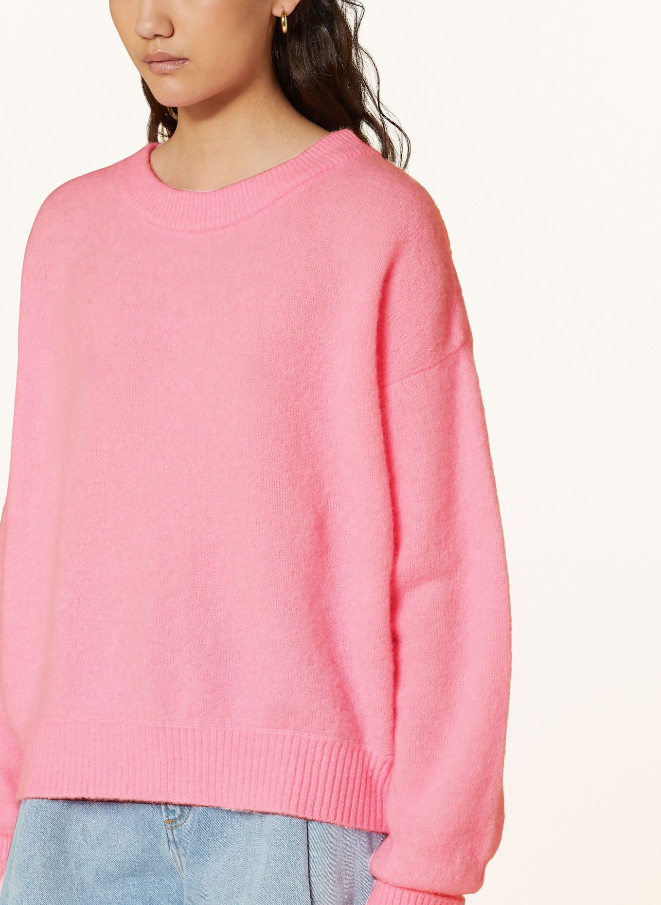 American Vintage Pullover VITOW mit Alpaka: ROSA