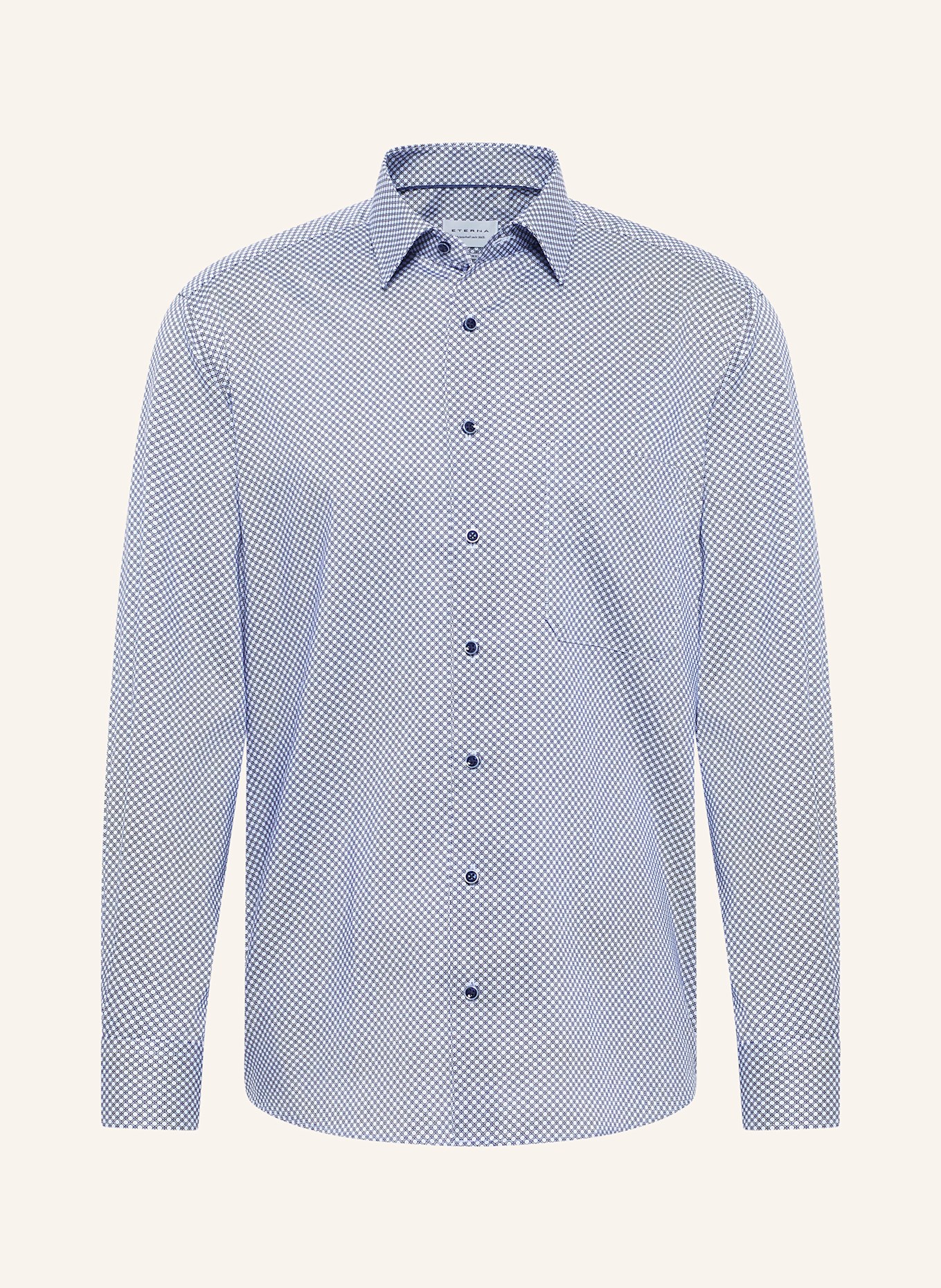 ETERNA Košile Comfort Fit: MODRÁ