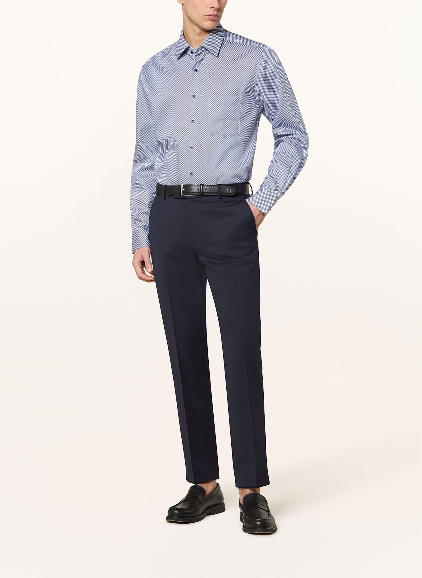 ETERNA Shirt modern fit: BLUE