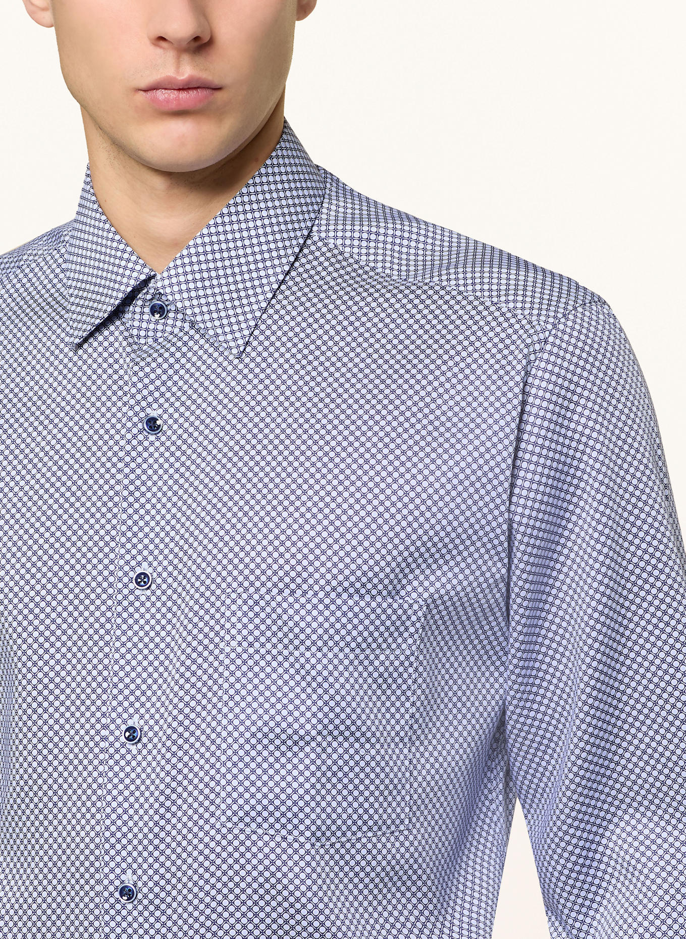 ETERNA Shirt modern fit: BLUE