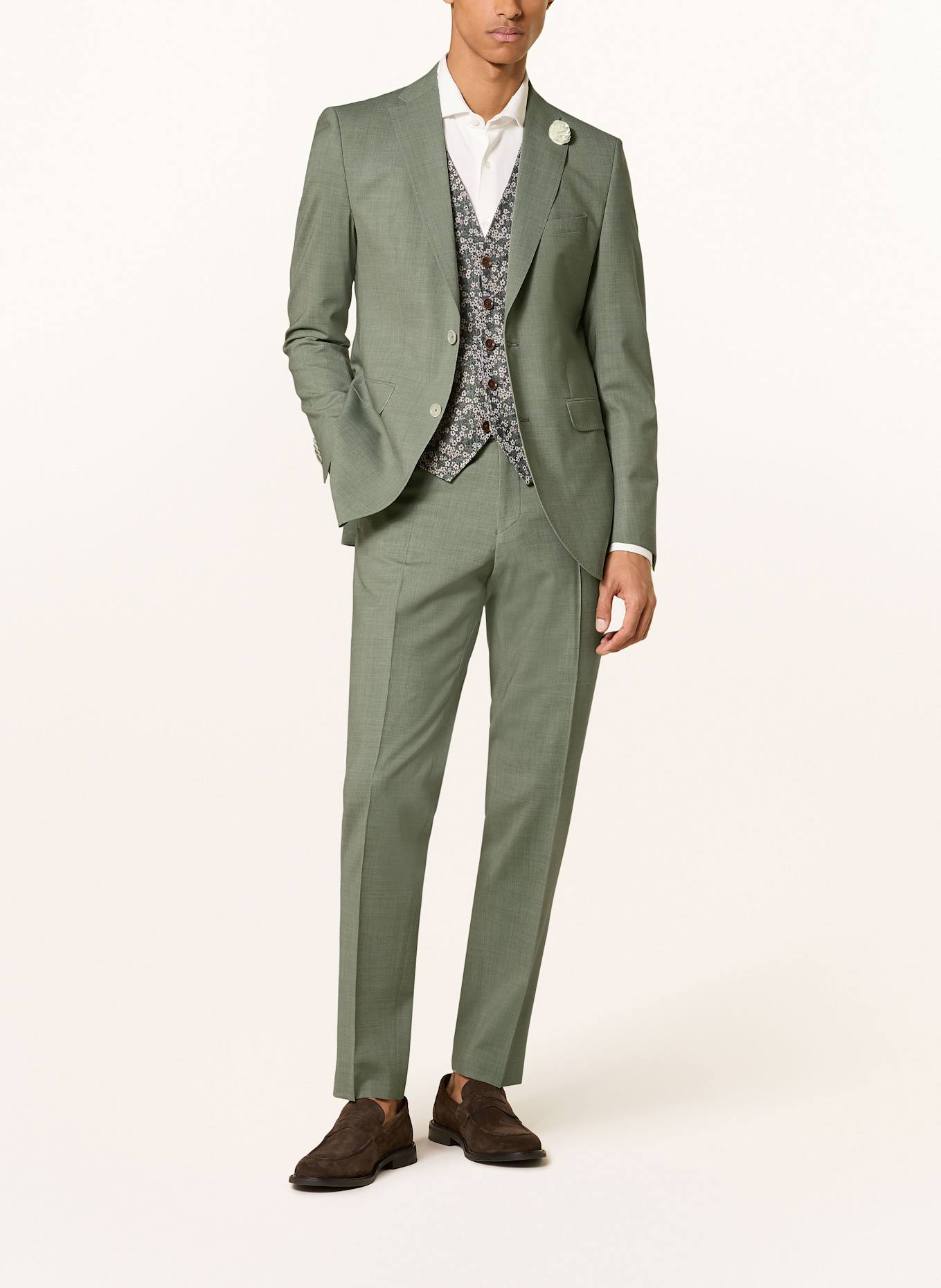 CG - CLUB of GENTS Anzughose CG PACO Slim Fit: 51 hellgrün