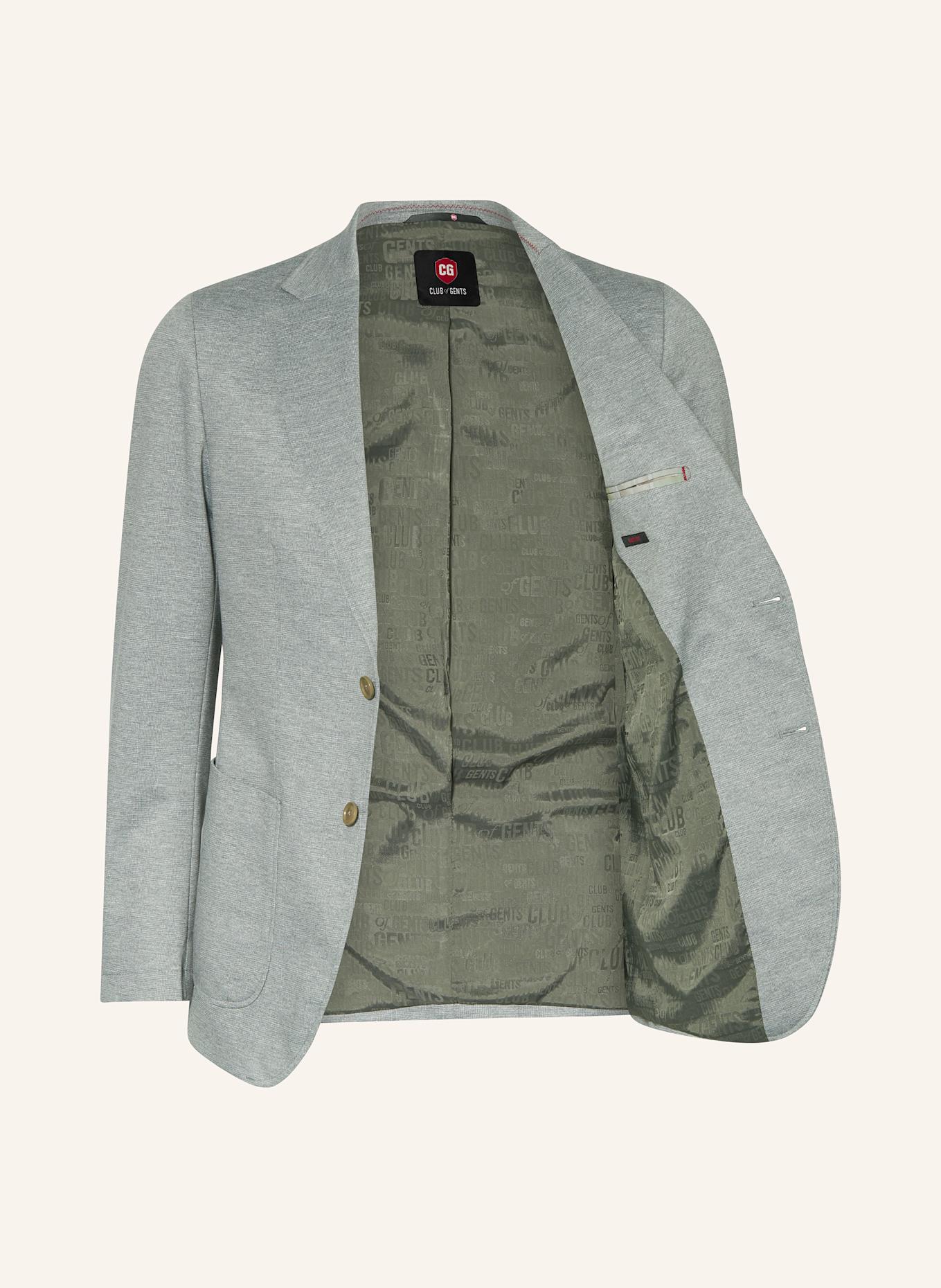 CG - CLUB of GENTS Slim fit jersey suit jacket: 52 Grün