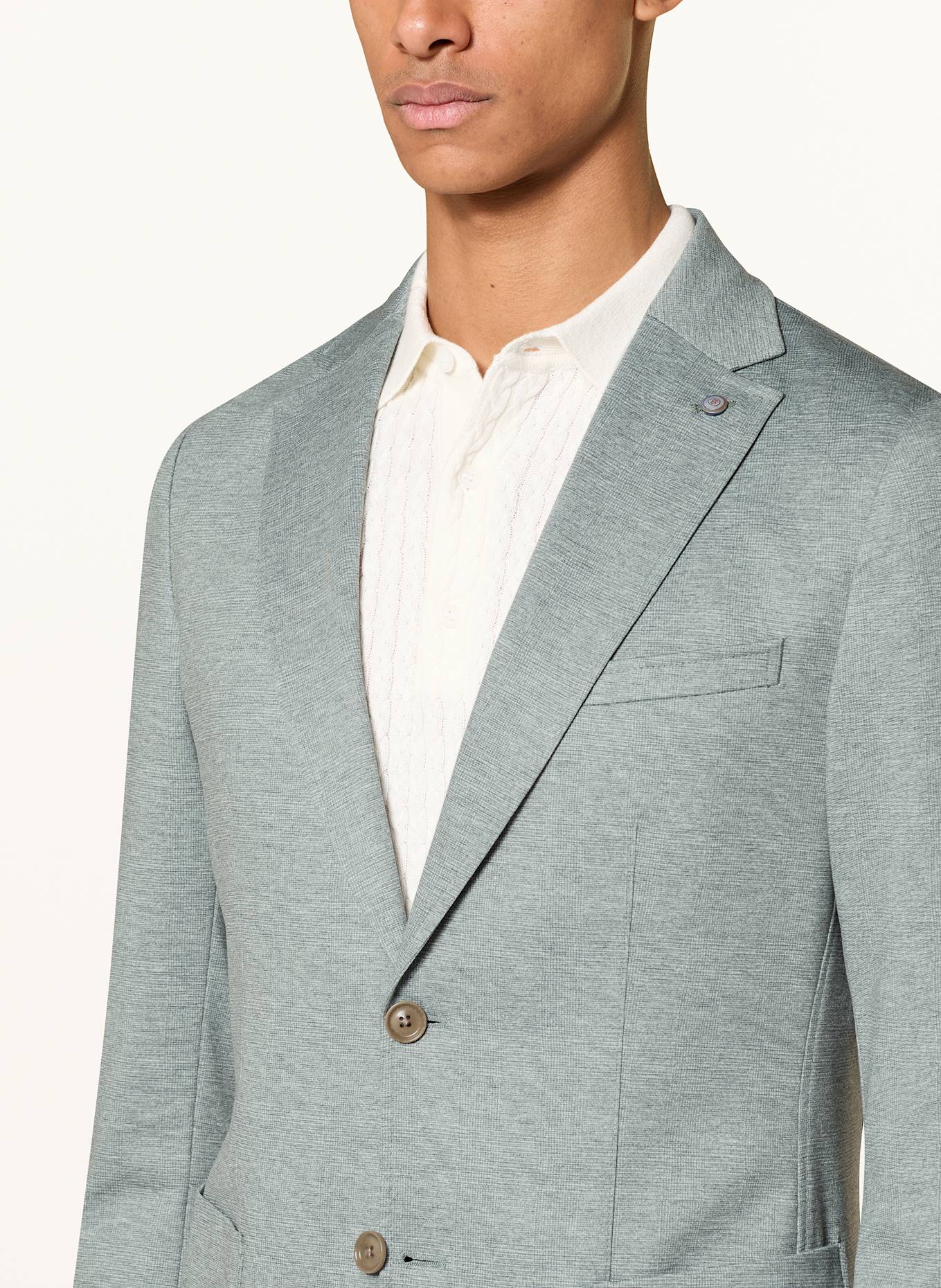 CG - CLUB of GENTS Slim fit jersey suit jacket: 52 Grün