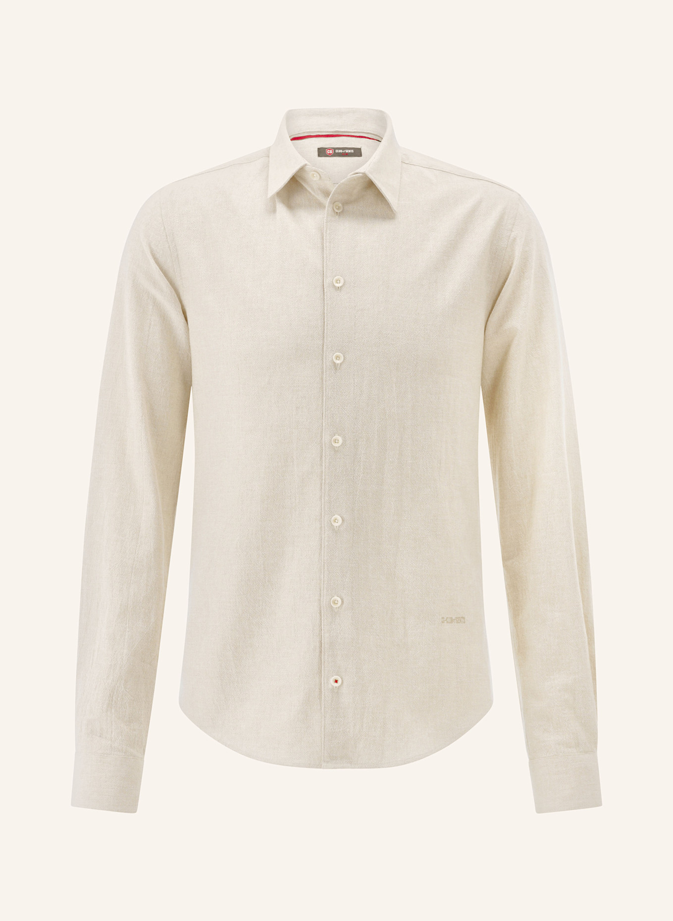 CG - CLUB of GENTS Hemd CG HAYDEN W Slim Fit: BEIGE