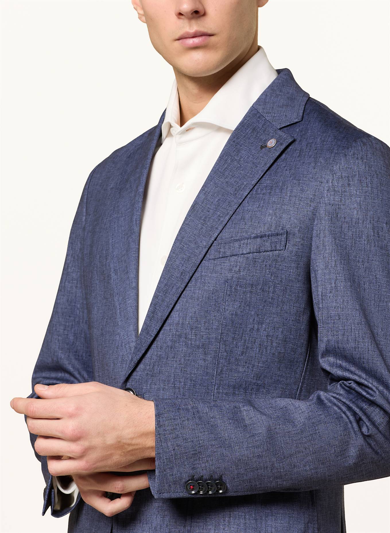 CG - CLUB of GENTS Anzugsakko CG CARTER Slim Fit aus Jersey: 63 DUNKELBLAU
