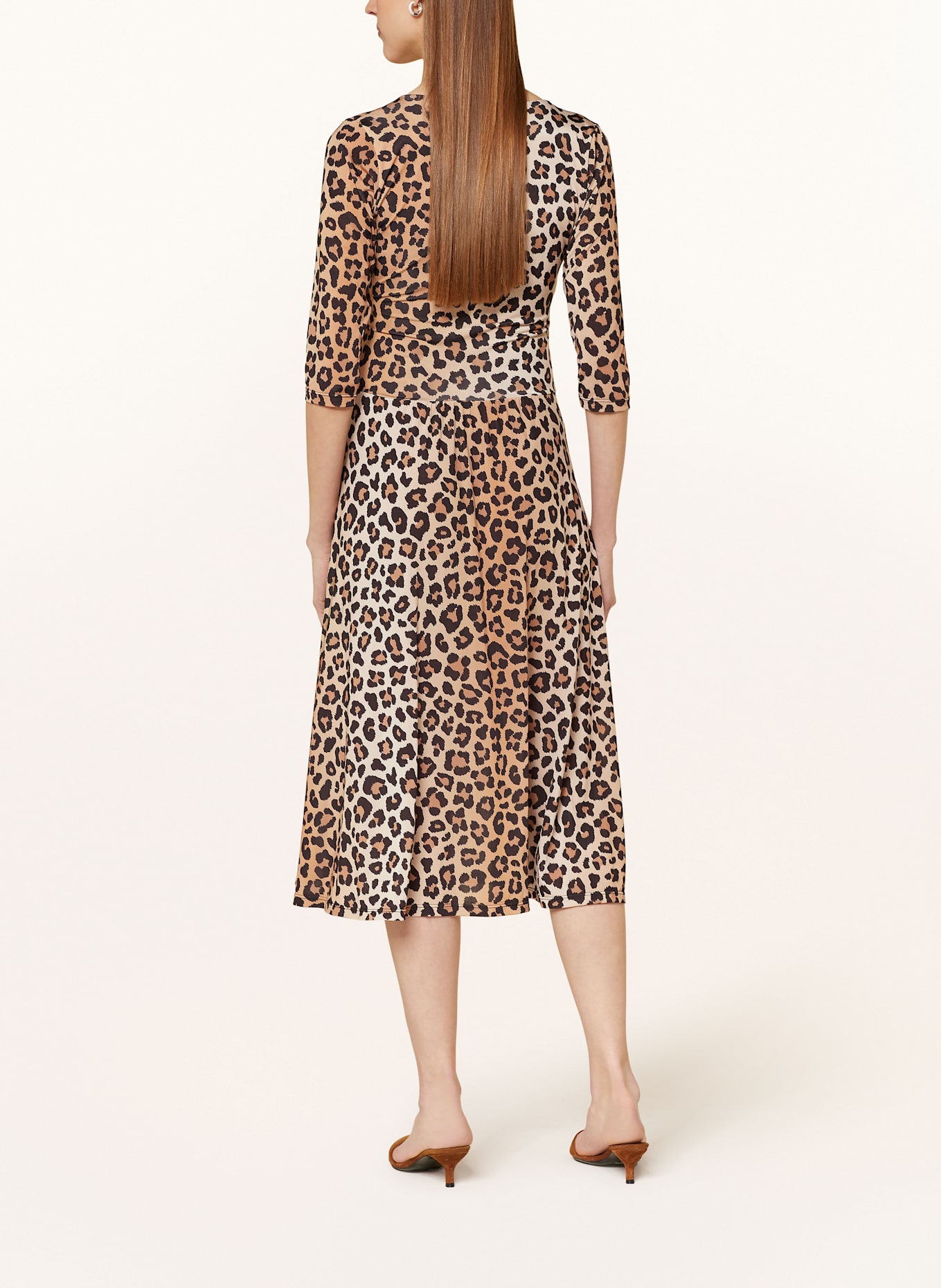 marivie Jerseykleid NICE! mit 3/4-Arm: BRAUN